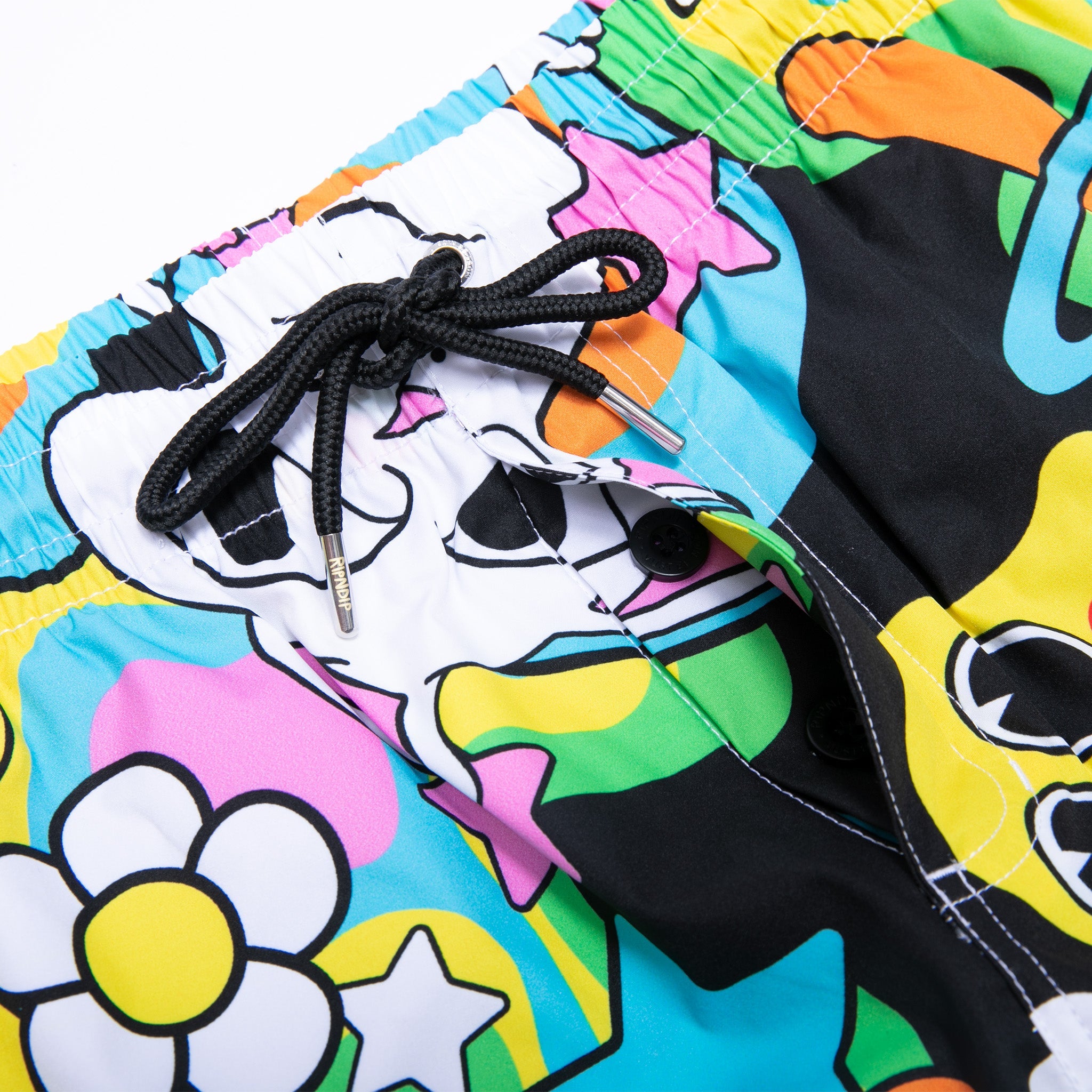 RIPNDIP Shroom Mania Swim Shorts (Multi)