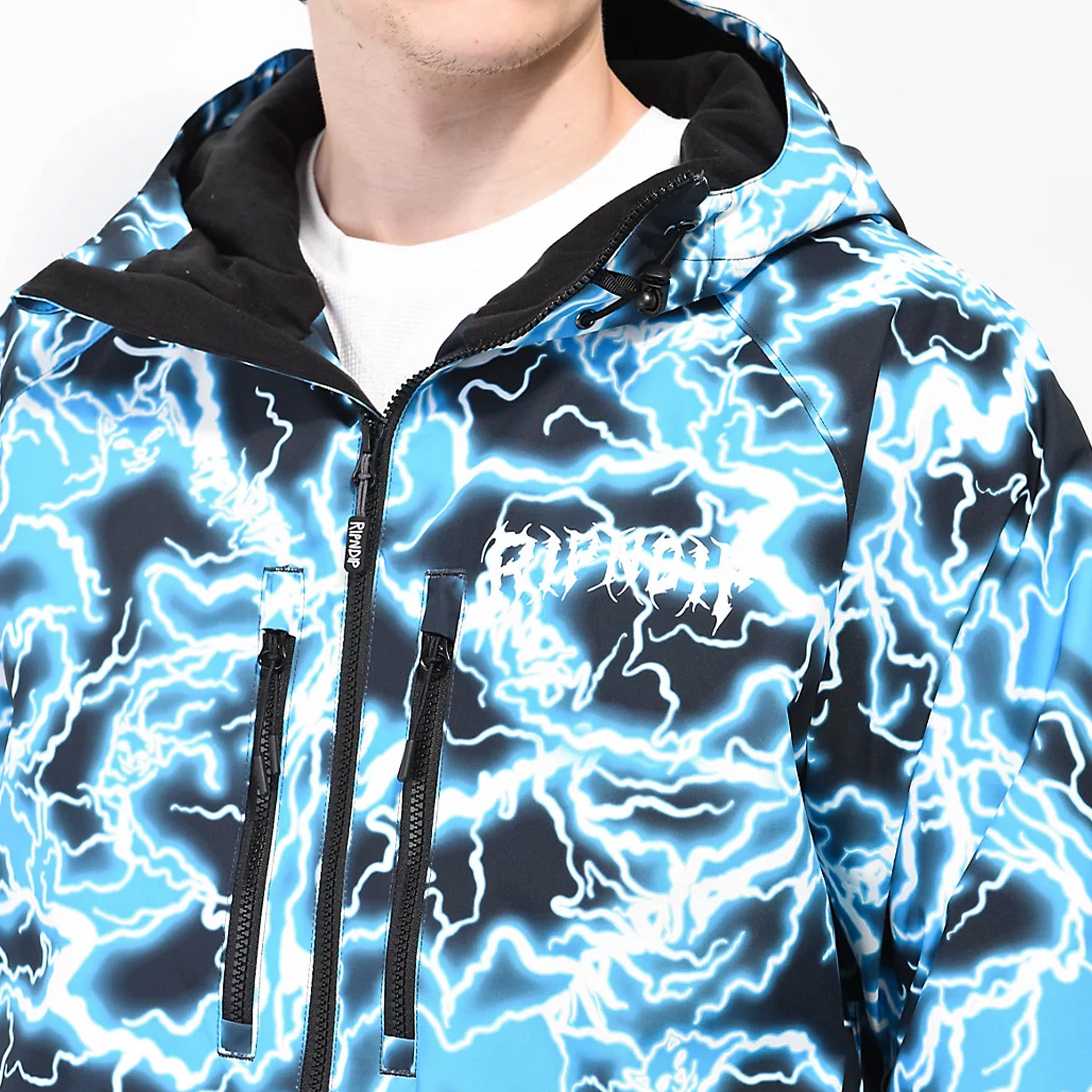 RIPNDIP Nikola Snowboard Jacket (Black / Blue)