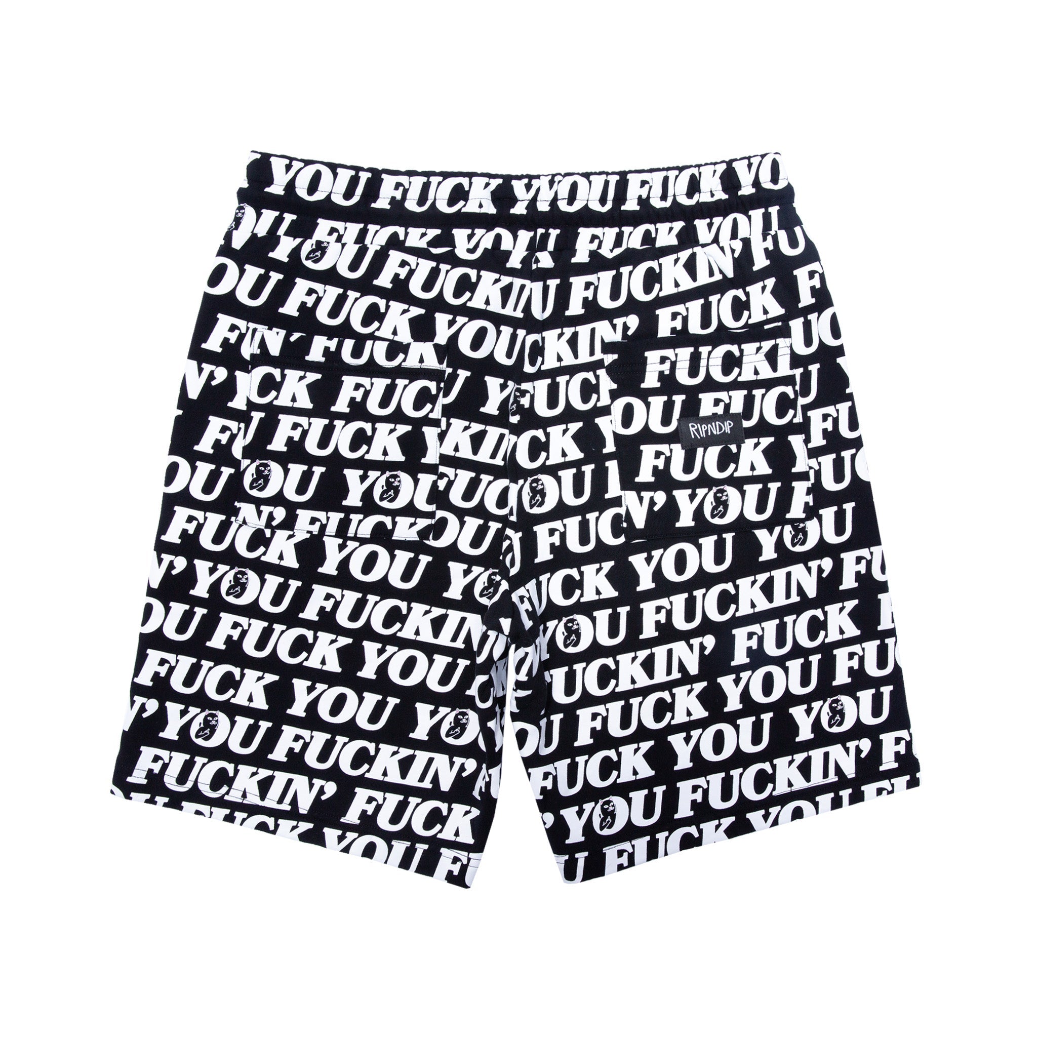 RIPNDIP Fuck You Sweatshorts (Black)