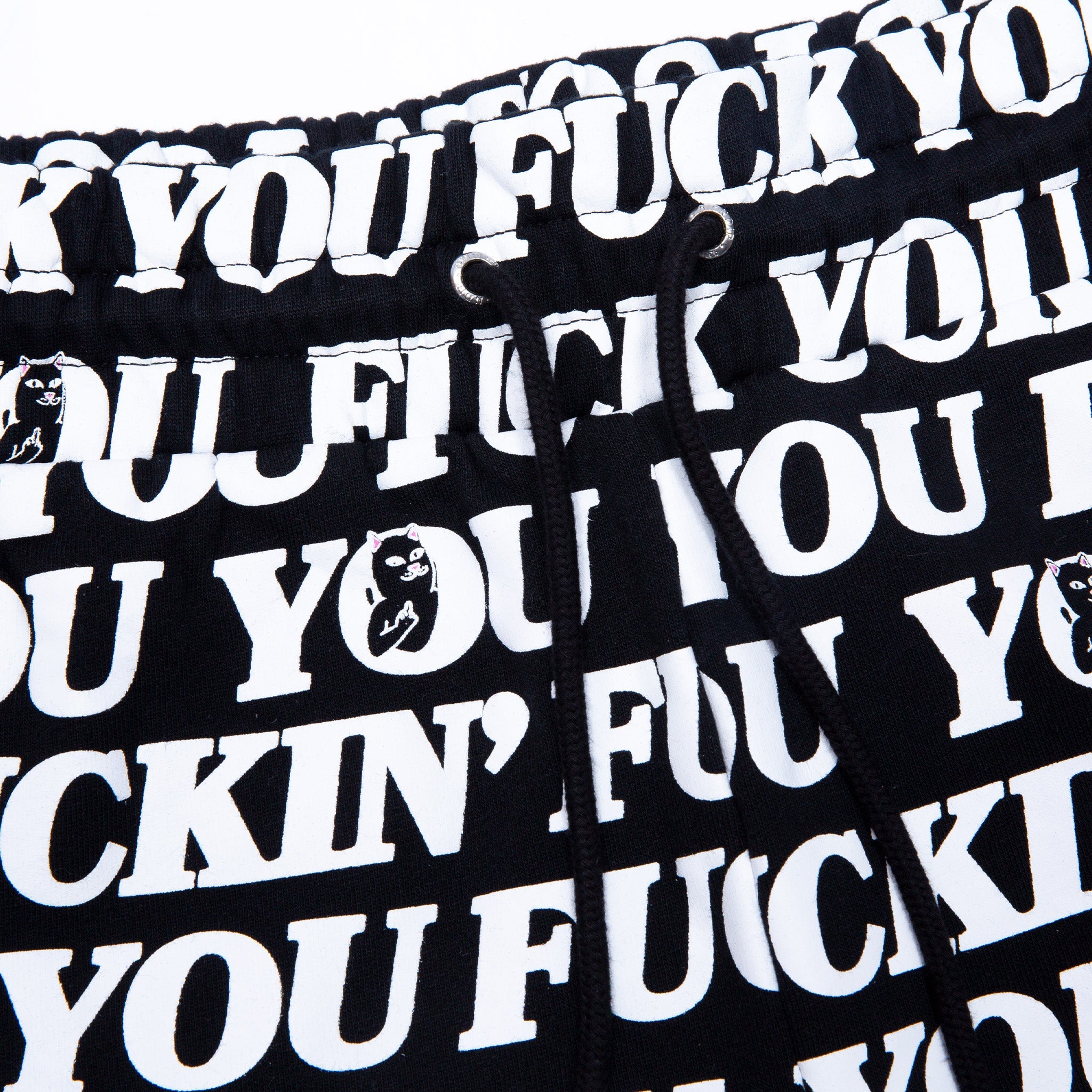 RIPNDIP Fuck You Sweatshorts (Black)