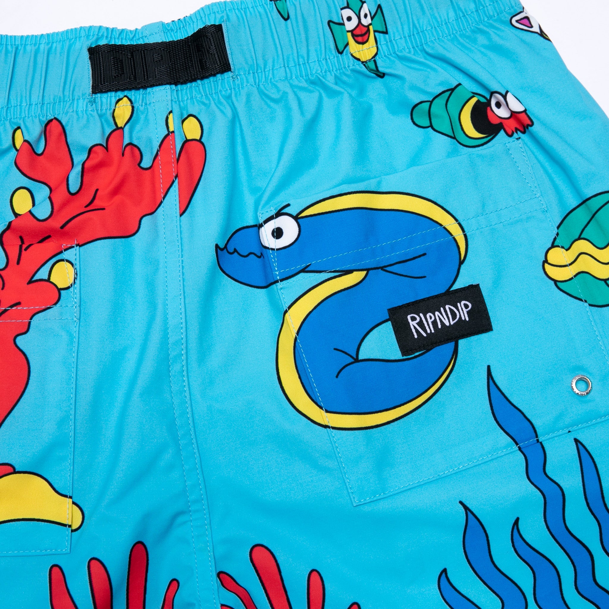 RIPNDIP Under The Sea Swim Shorts (Blue)