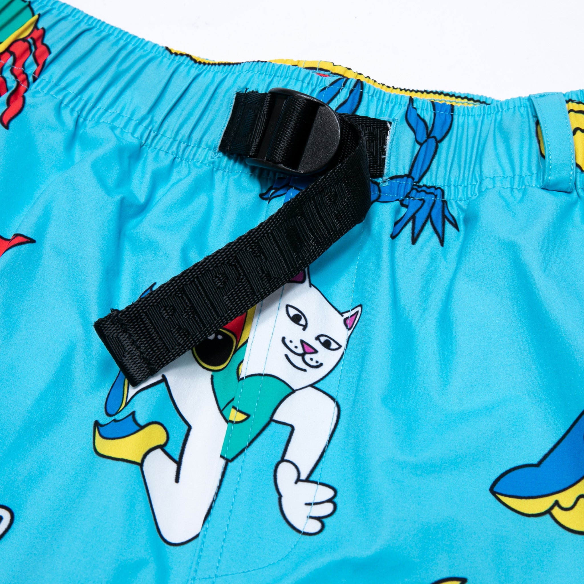 RIPNDIP Under The Sea Swim Shorts (Blue)