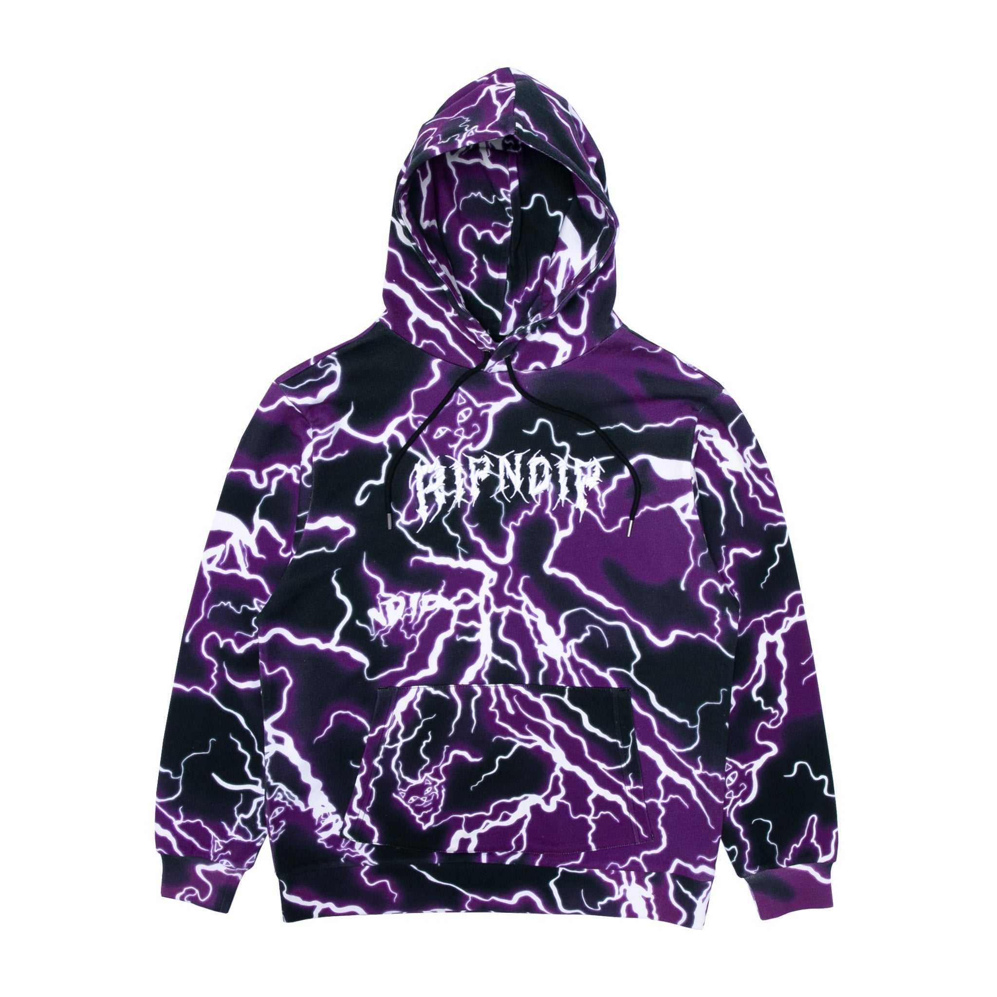 171295 Nikola Hoodie (Black / Purple)