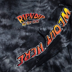RIPNDIP Out Of This World Long Sleeve (Black Lightning Wash)