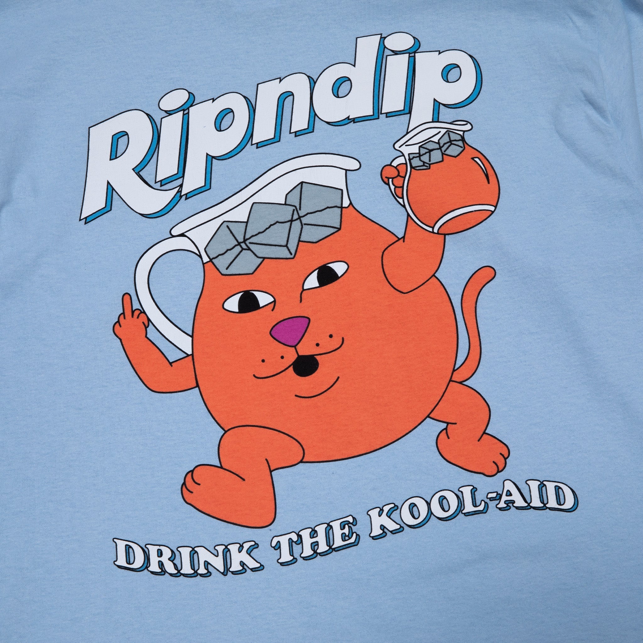 RIPNDIP Drink Me Long Sleeve (Light Blue)