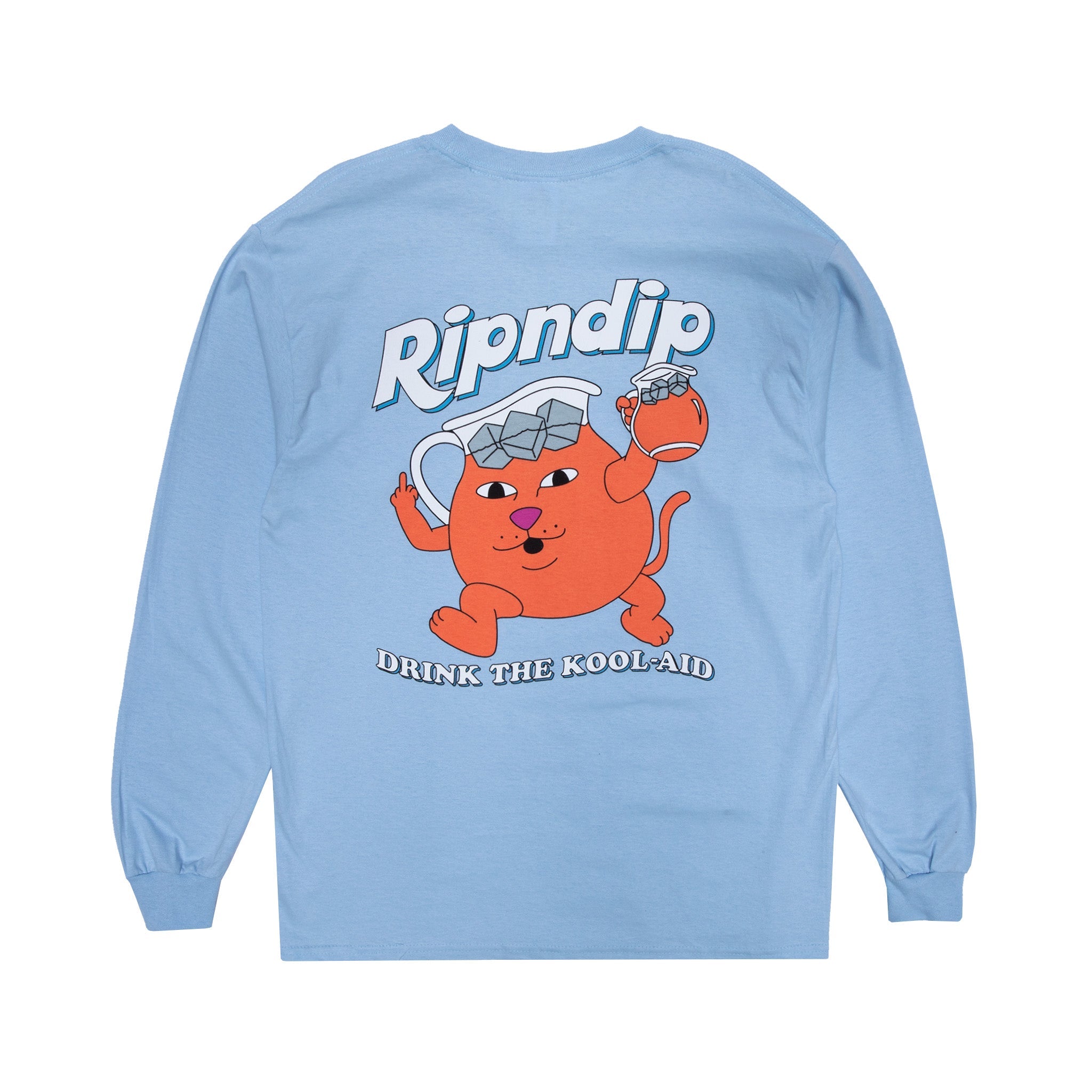 RIPNDIP Drink Me Long Sleeve (Light Blue)