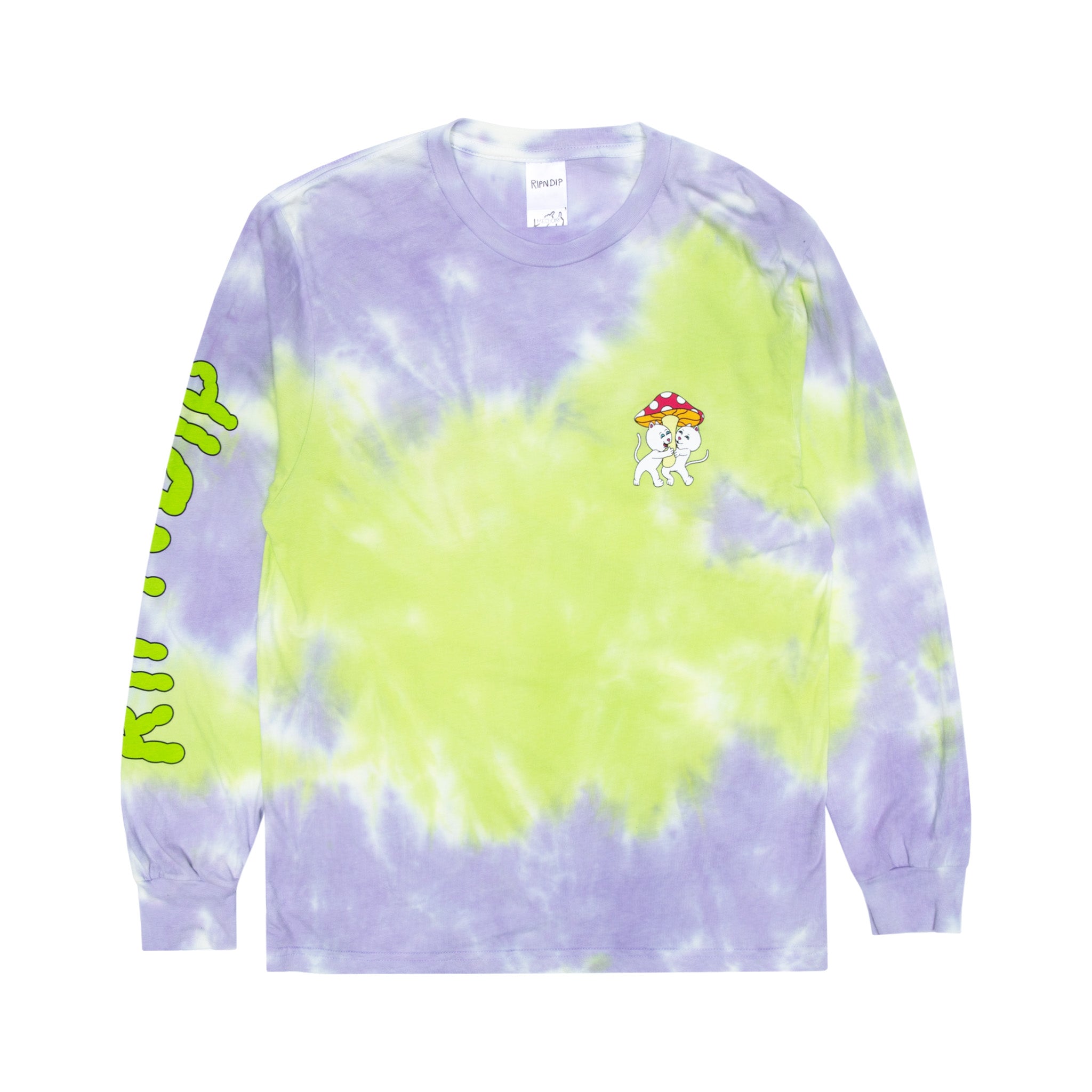RIPNDIP Sharing Is Caring Long Sleeve (Neon/Lavender Dye)