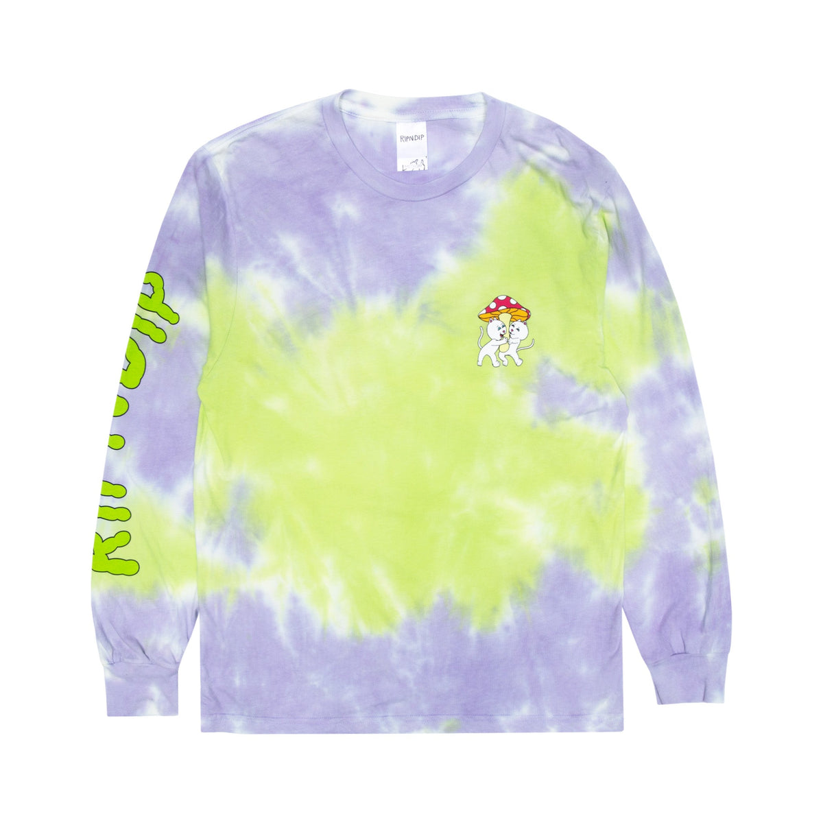 RIPNDIP Sharing Is Caring Long Sleeve (Neon/Lavender Dye)
