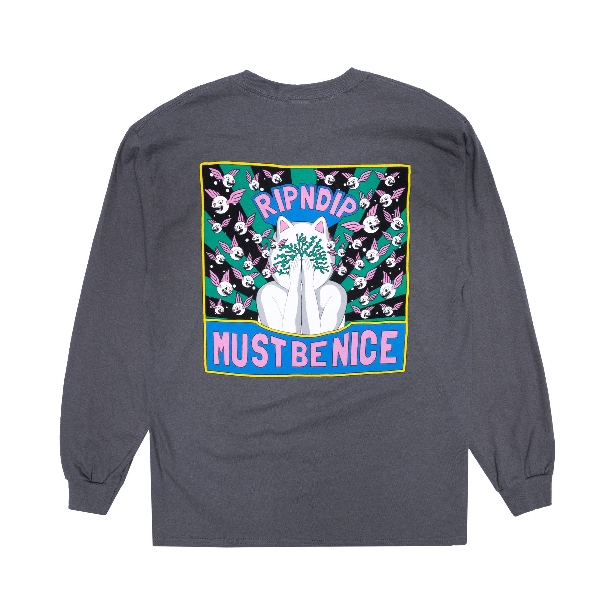 RIPNDIP Overthinking Long Sleeve (Charcoal)