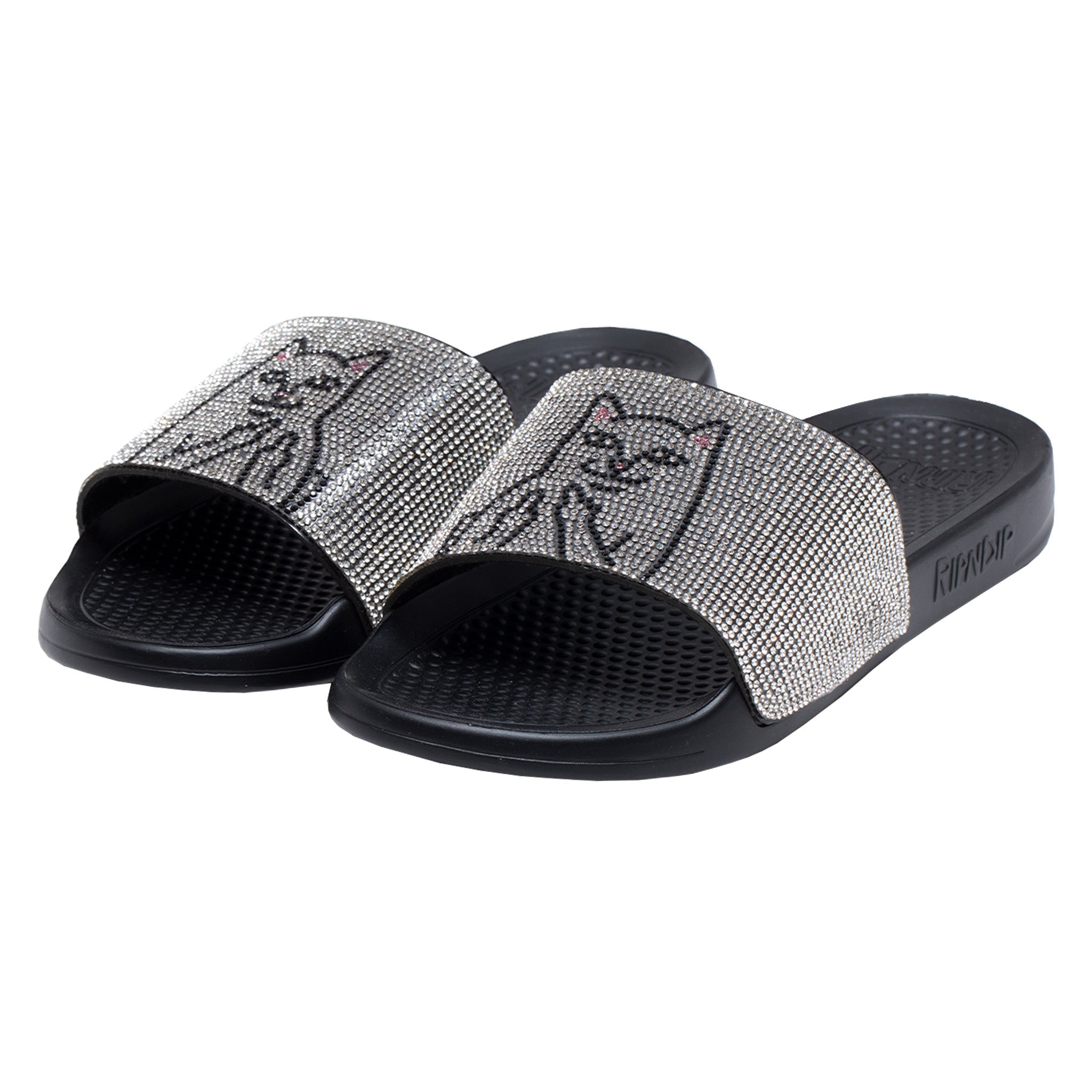 376105 Lord Nermal Slides (Rhinestone Black)