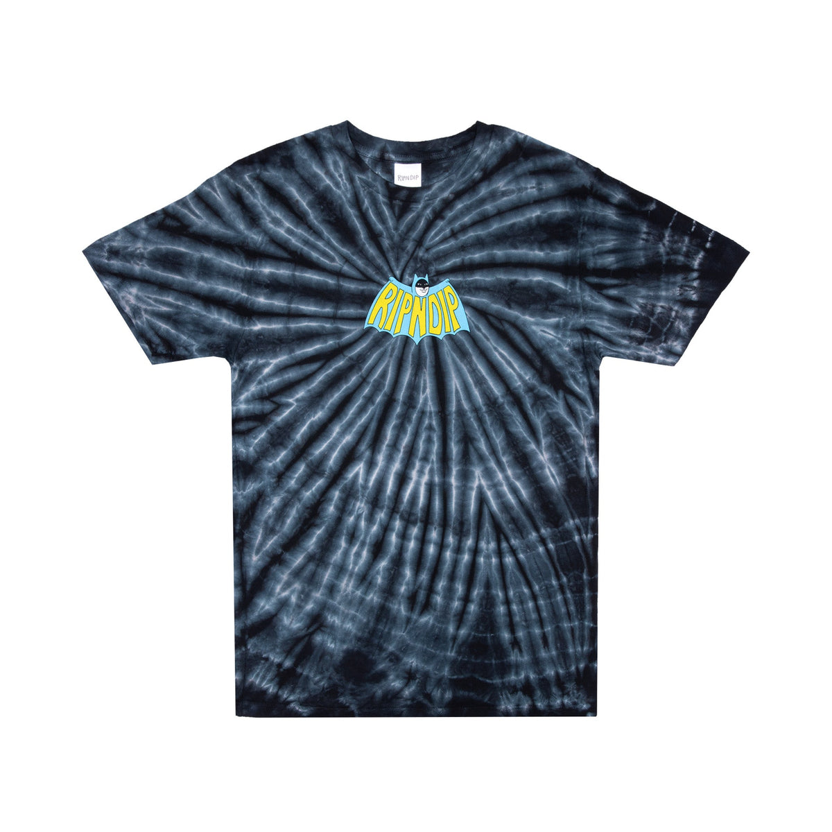 RIPNDIP Catman Tee (Black Spiral Tie Dye)