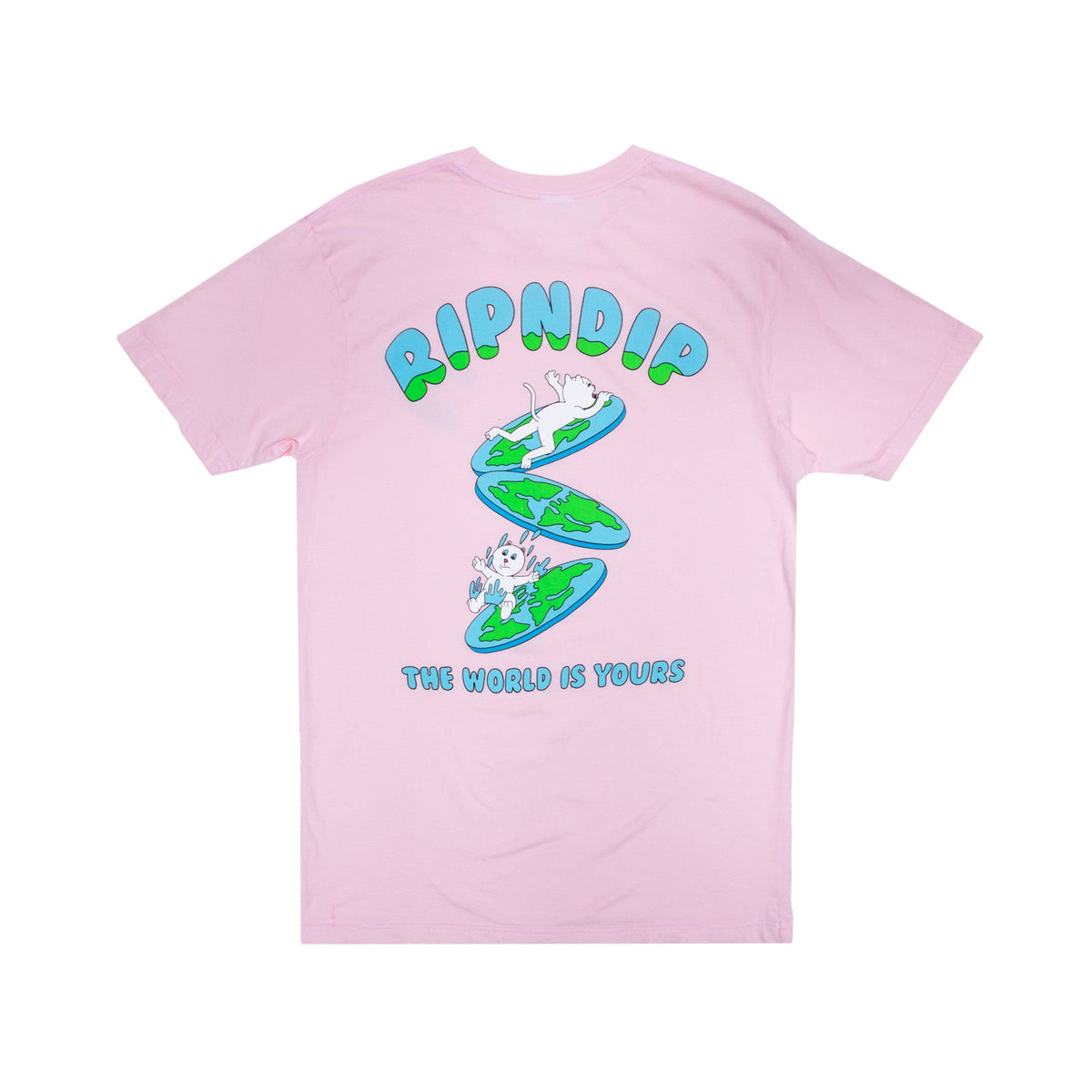 RIPNDIP The World Is Yours Tee (Light Pink)