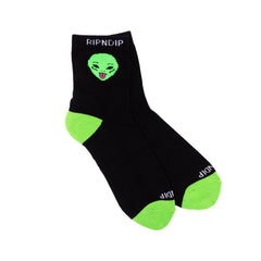 RIPNDIP We Out Here Mid Socks (Black)