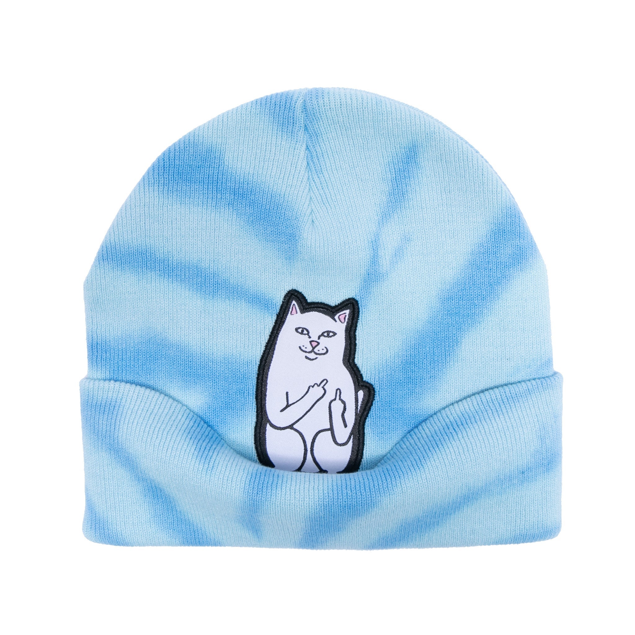 RIPNDIP Lord Nermal Beanie (Light Blue Tie Dye)