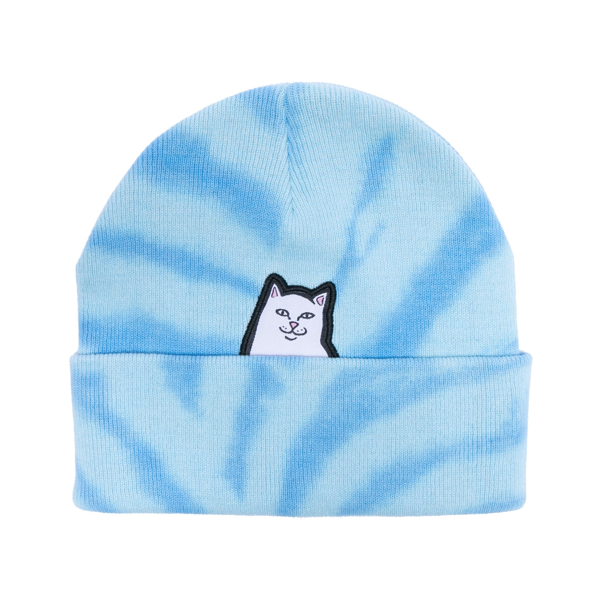 RIPNDIP Lord Nermal Beanie (Light Blue Tie Dye)