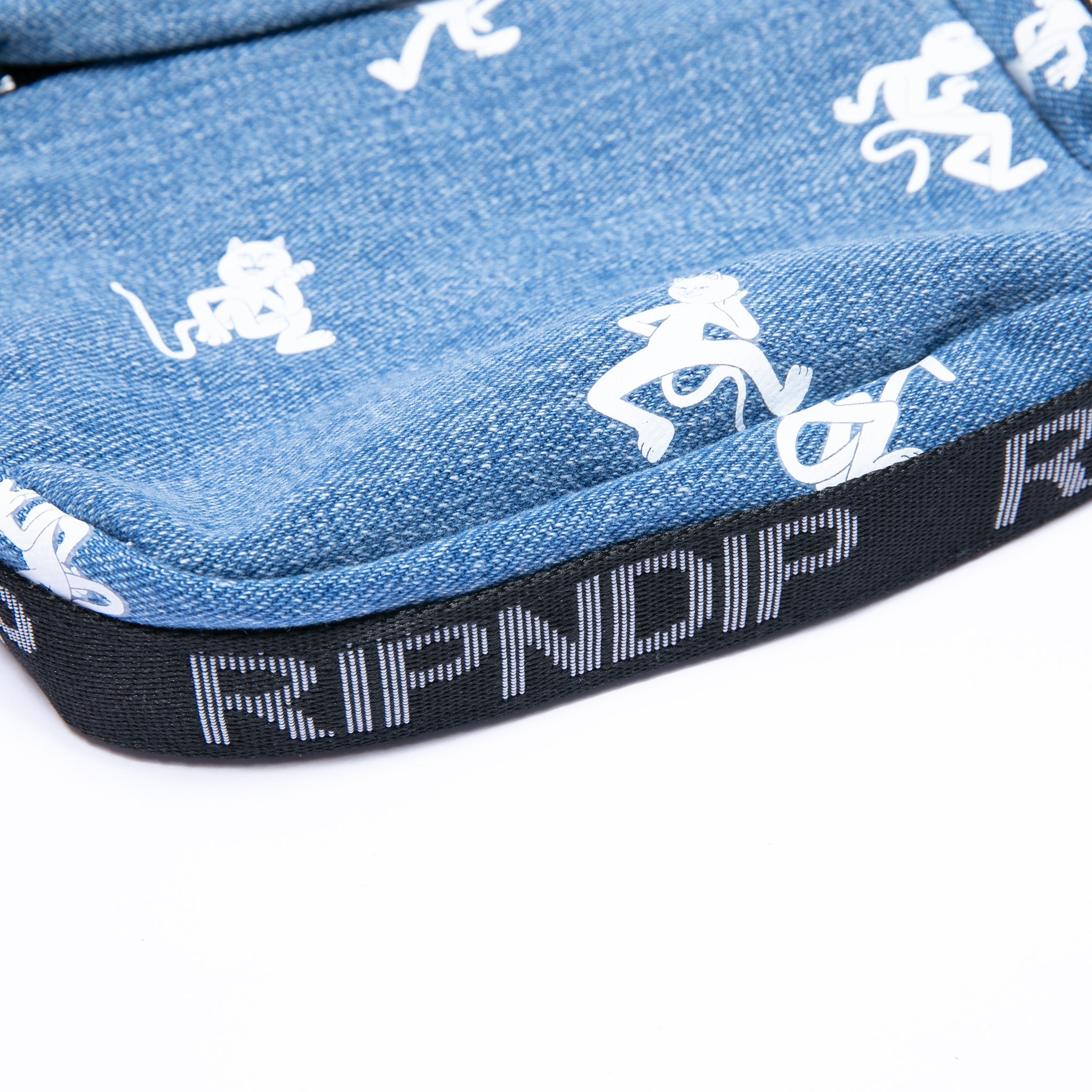 RIPNDIP Dance Party Shoulder Bag (Medium Wash)