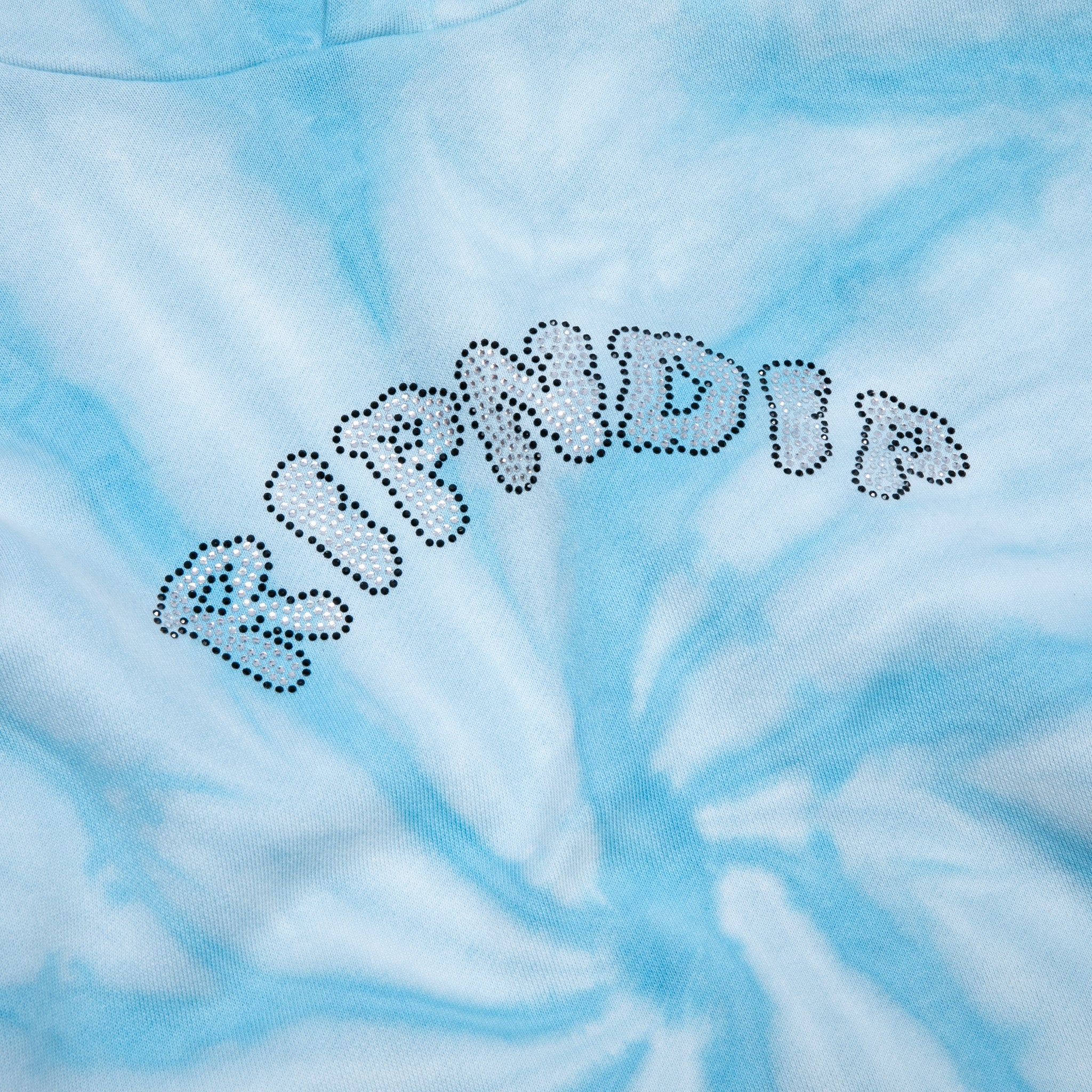 RIPNDIP Sent From Heaven Hoodie (Light Blue Spiral Dye)