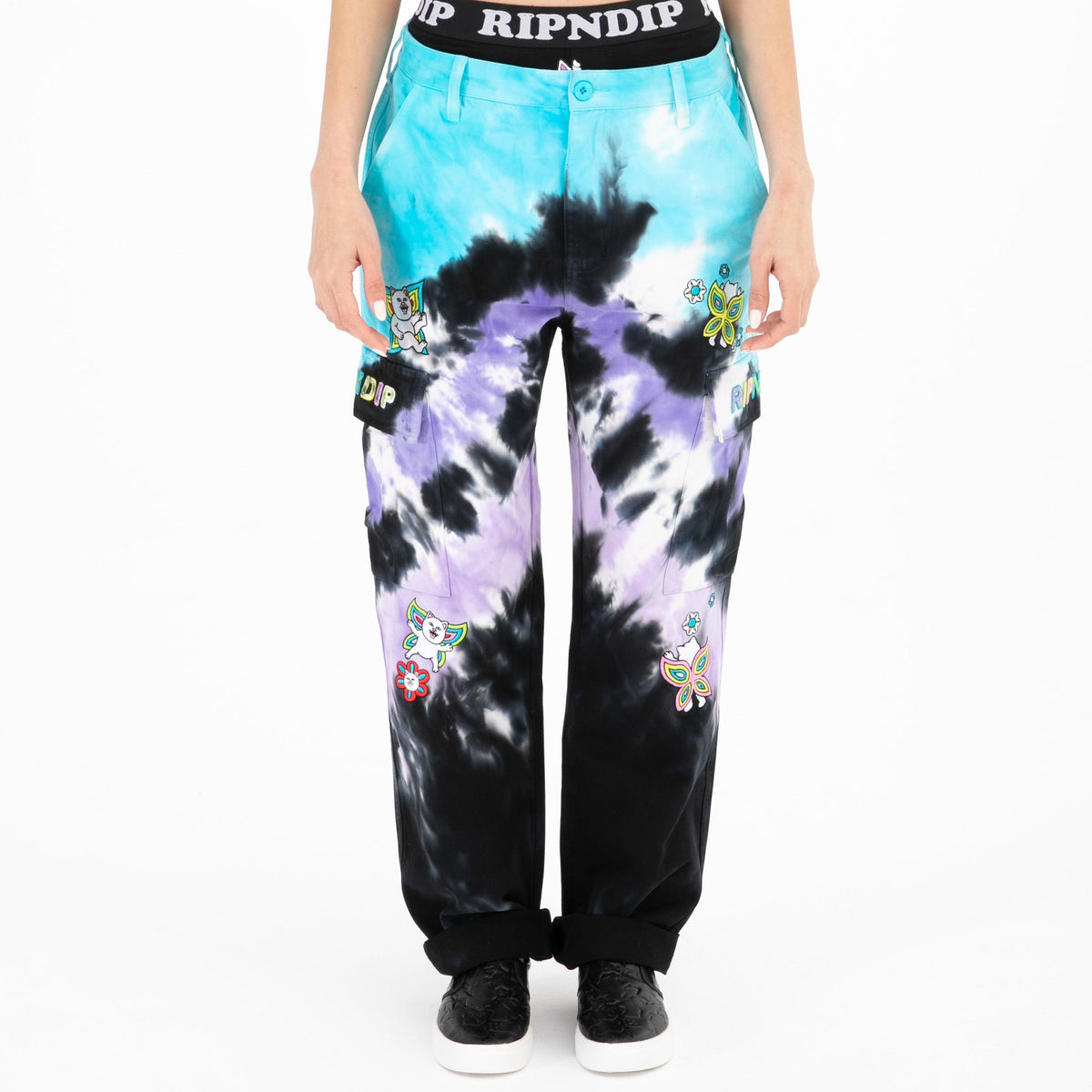 RIPNDIP Promised Land Cargo Pants (Purple/Blue)