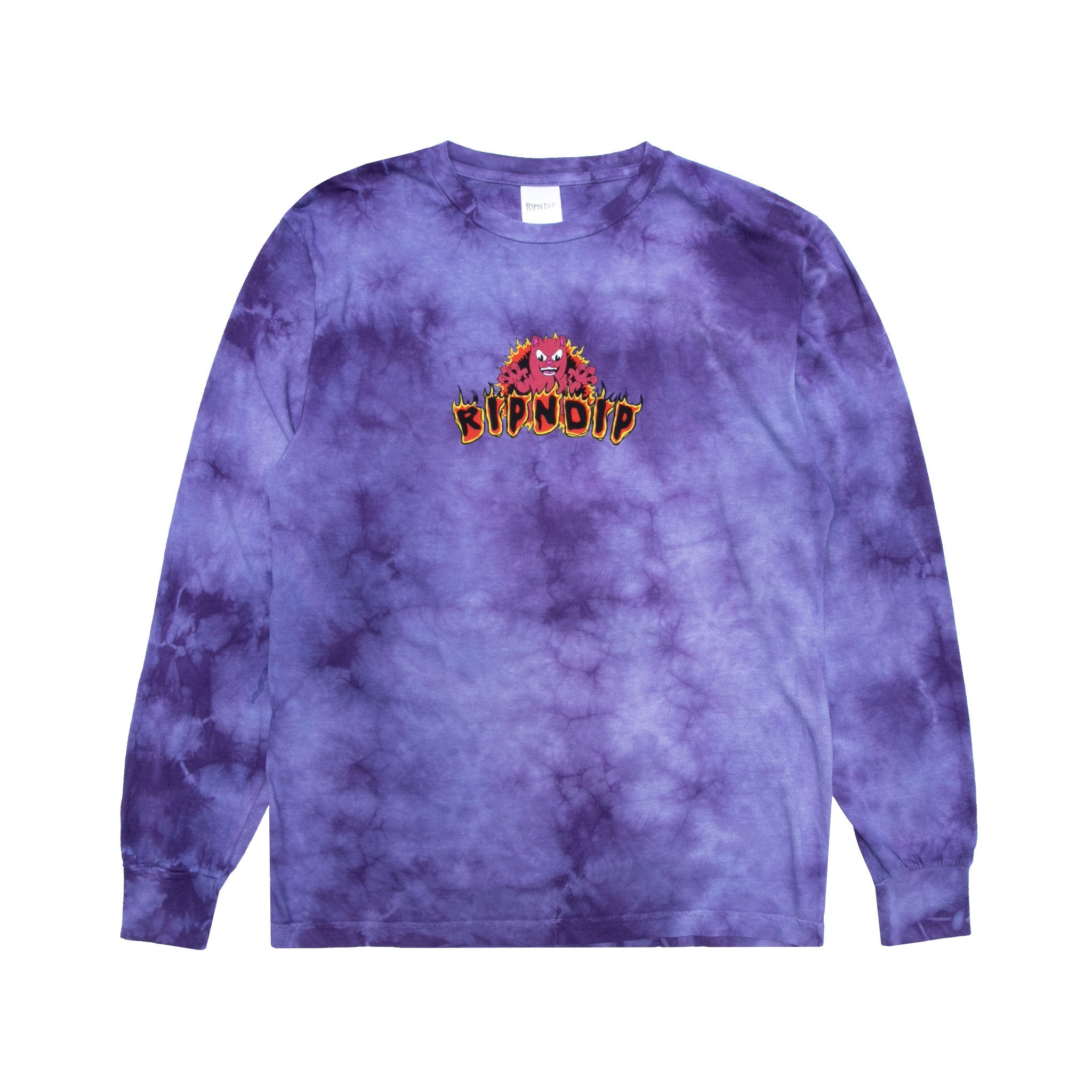 354569 Dark Side Long Sleeve (Plum Lightning Wash)