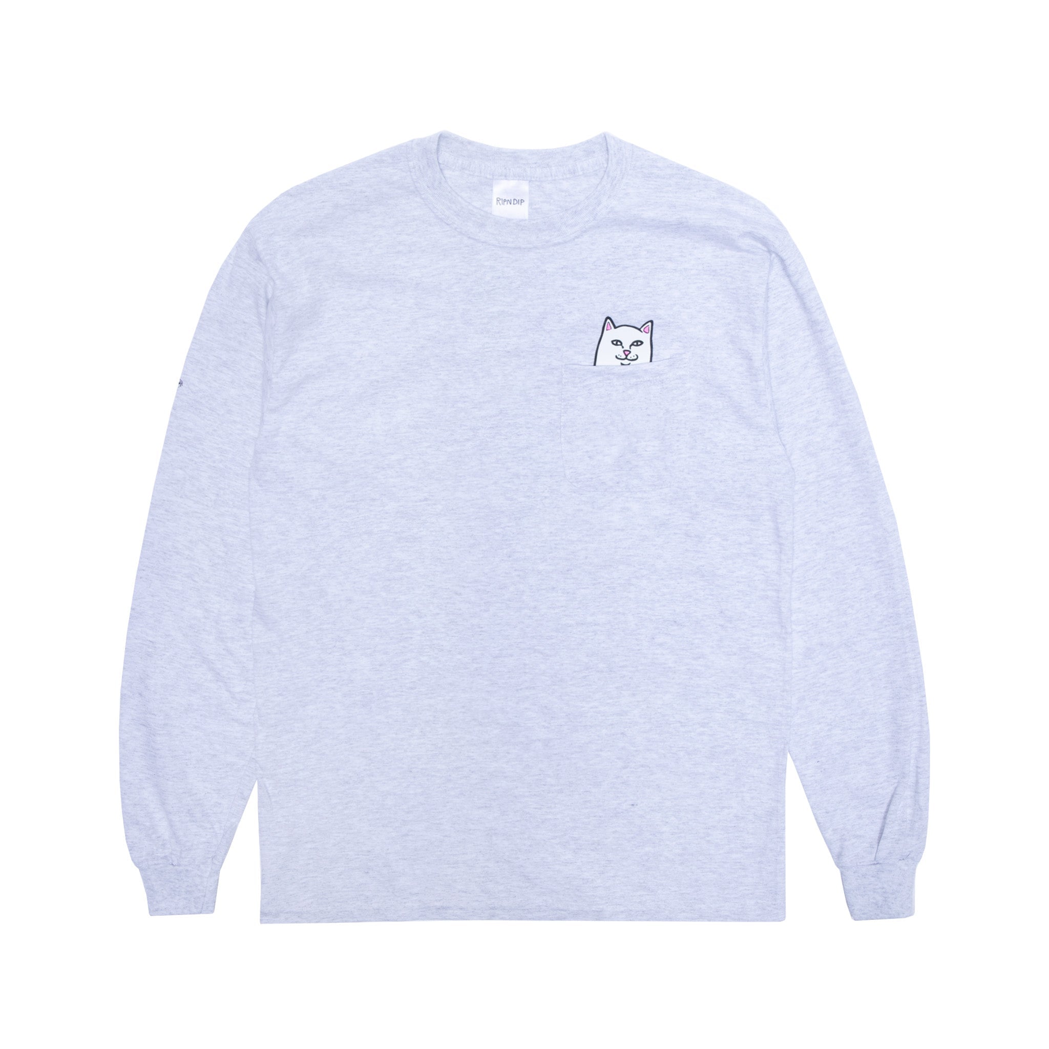 RIPNDIP Lord Nermal Long Sleeve (Ash Heather)