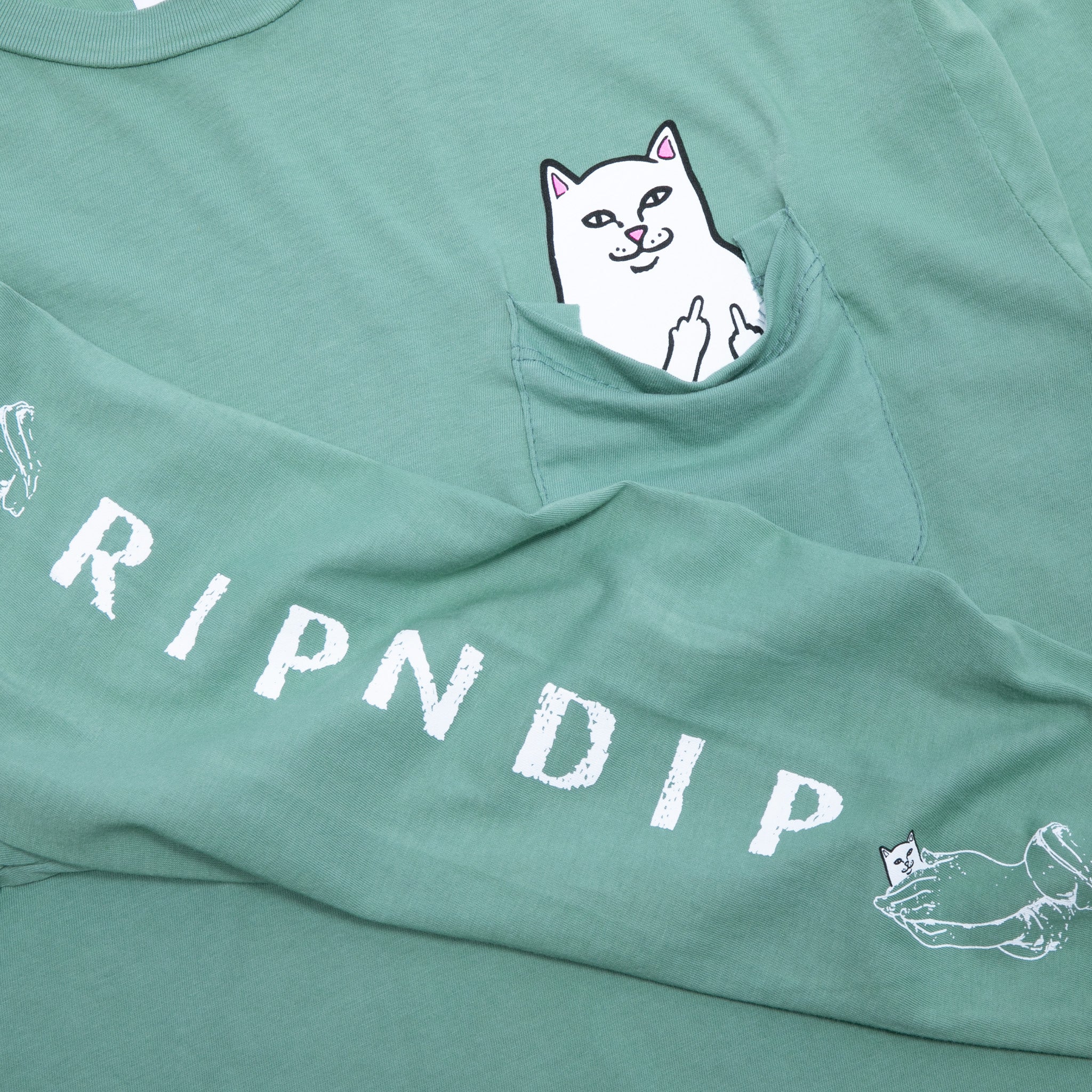 RIPNDIP Lord Nermal Long Sleeve (Light Pine)