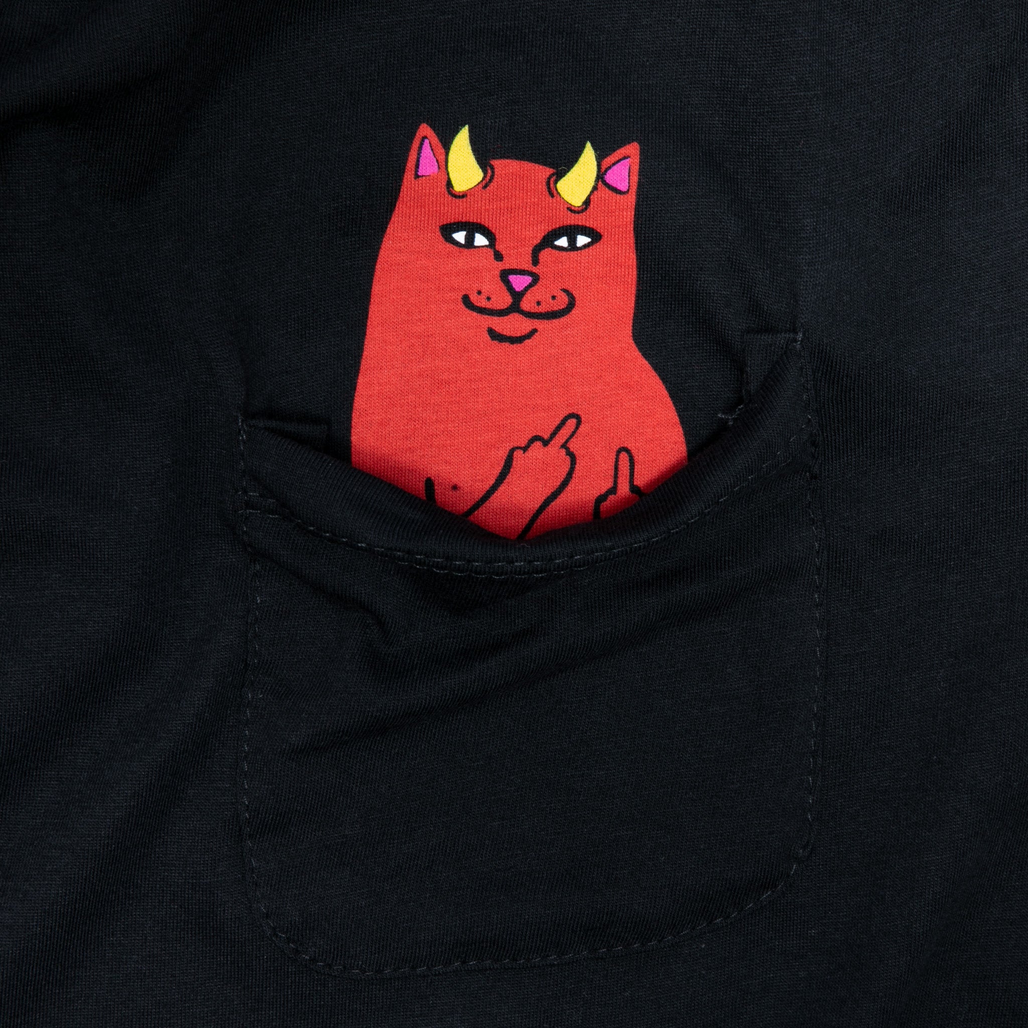 RIPNDIP Lord Devil Pocket Tee (Black)