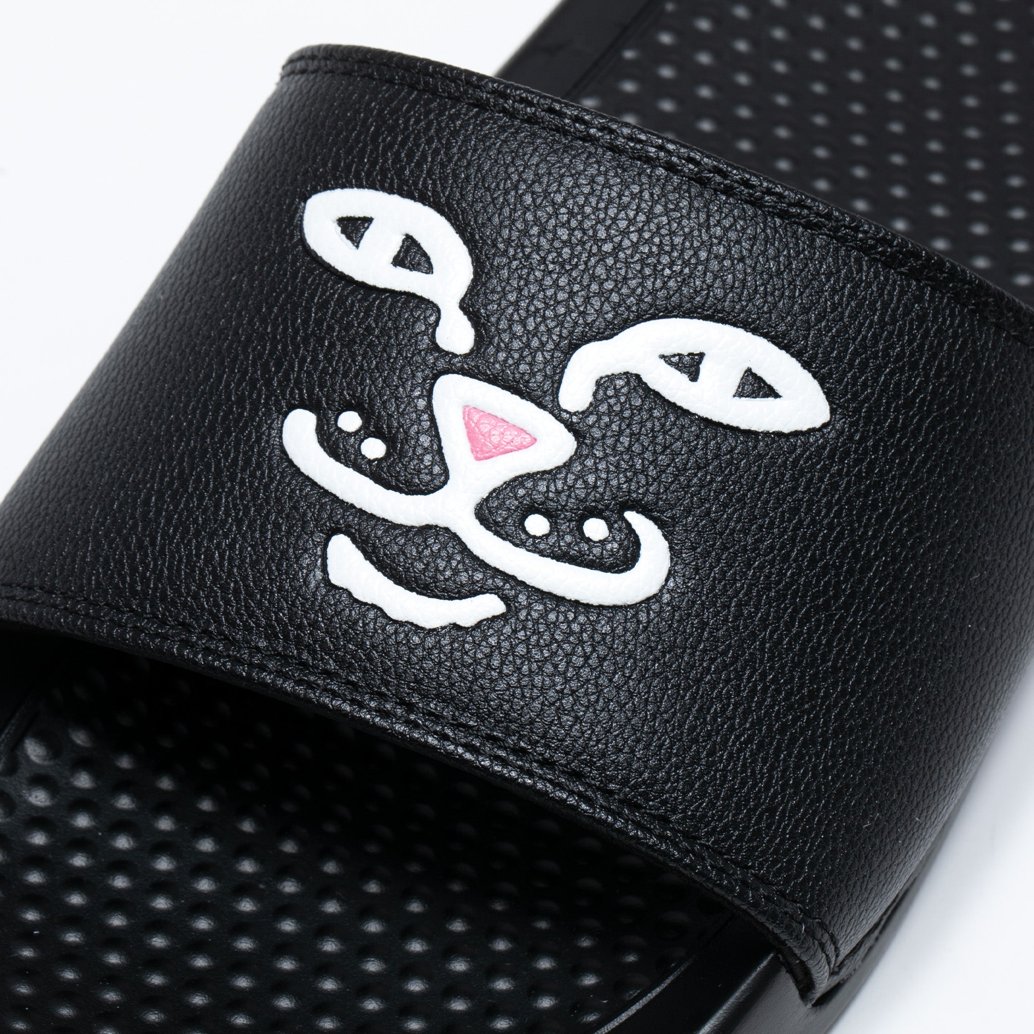 RIPNDIP Lord Jermal Face Slides (Black)