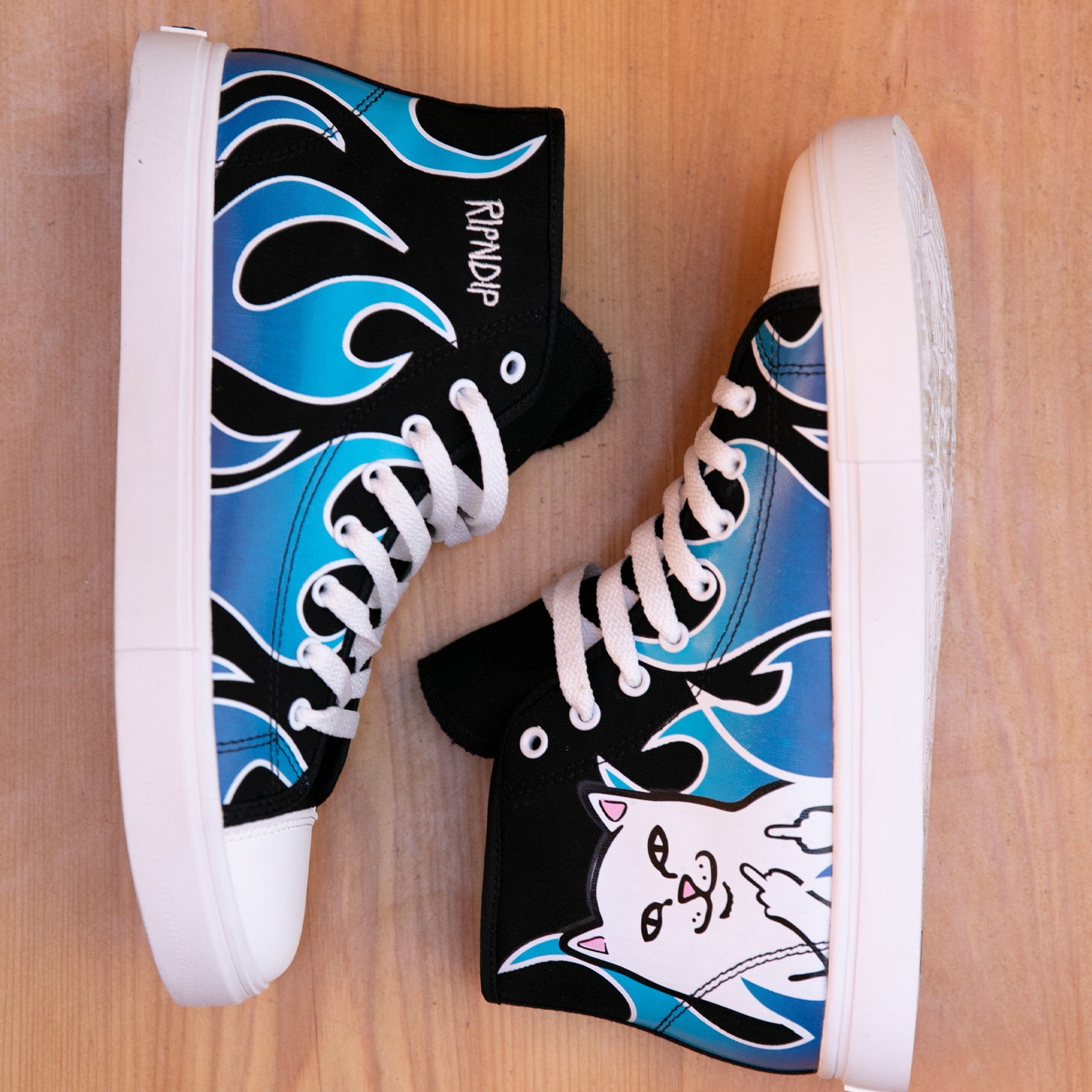 RIPNDIP Lord Nermal Hades High Top Shoes (Blue/Black)