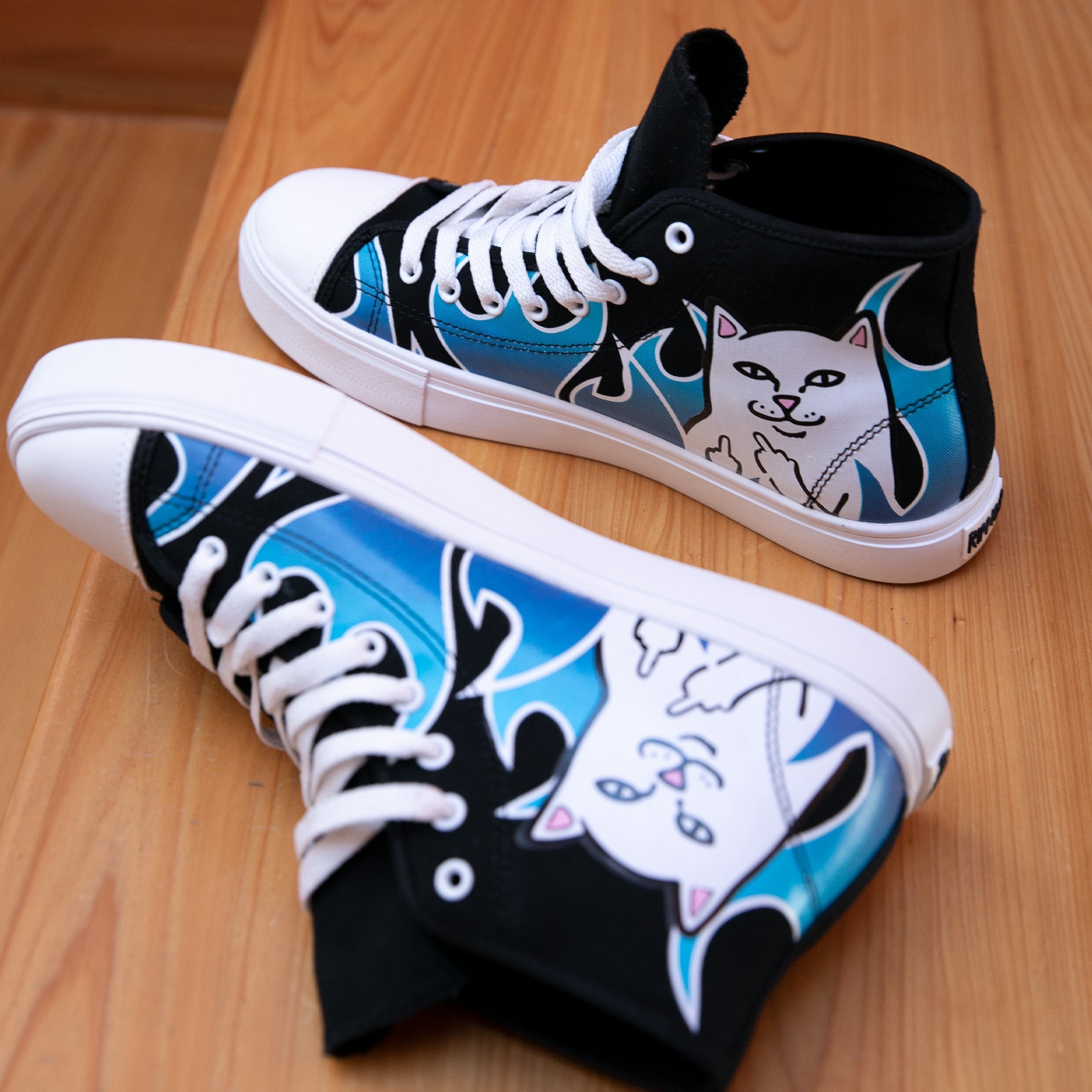 RIPNDIP Lord Nermal Hades High Top Shoes (Blue/Black)