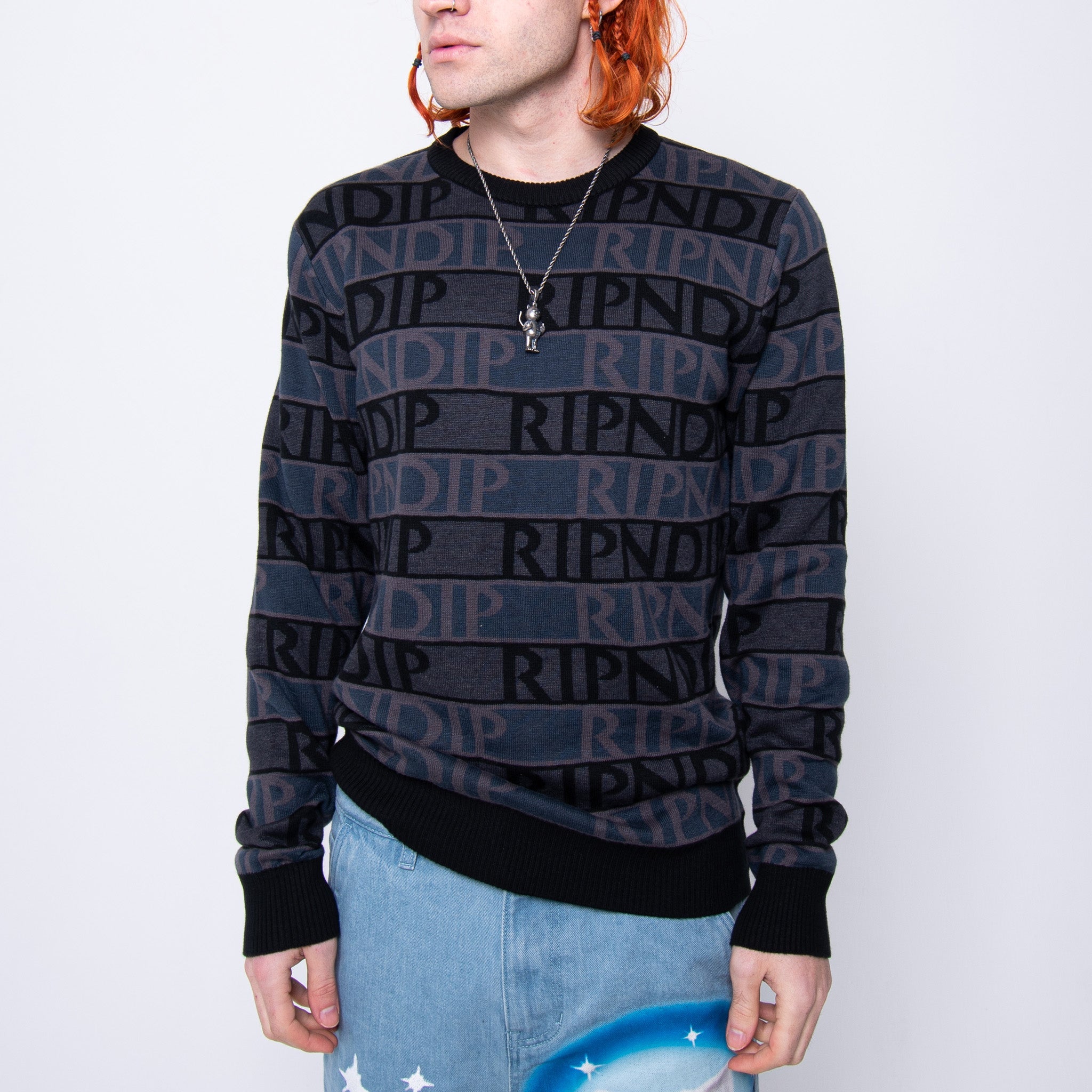 RIPNDIP Highland Knit Sweater (Black)