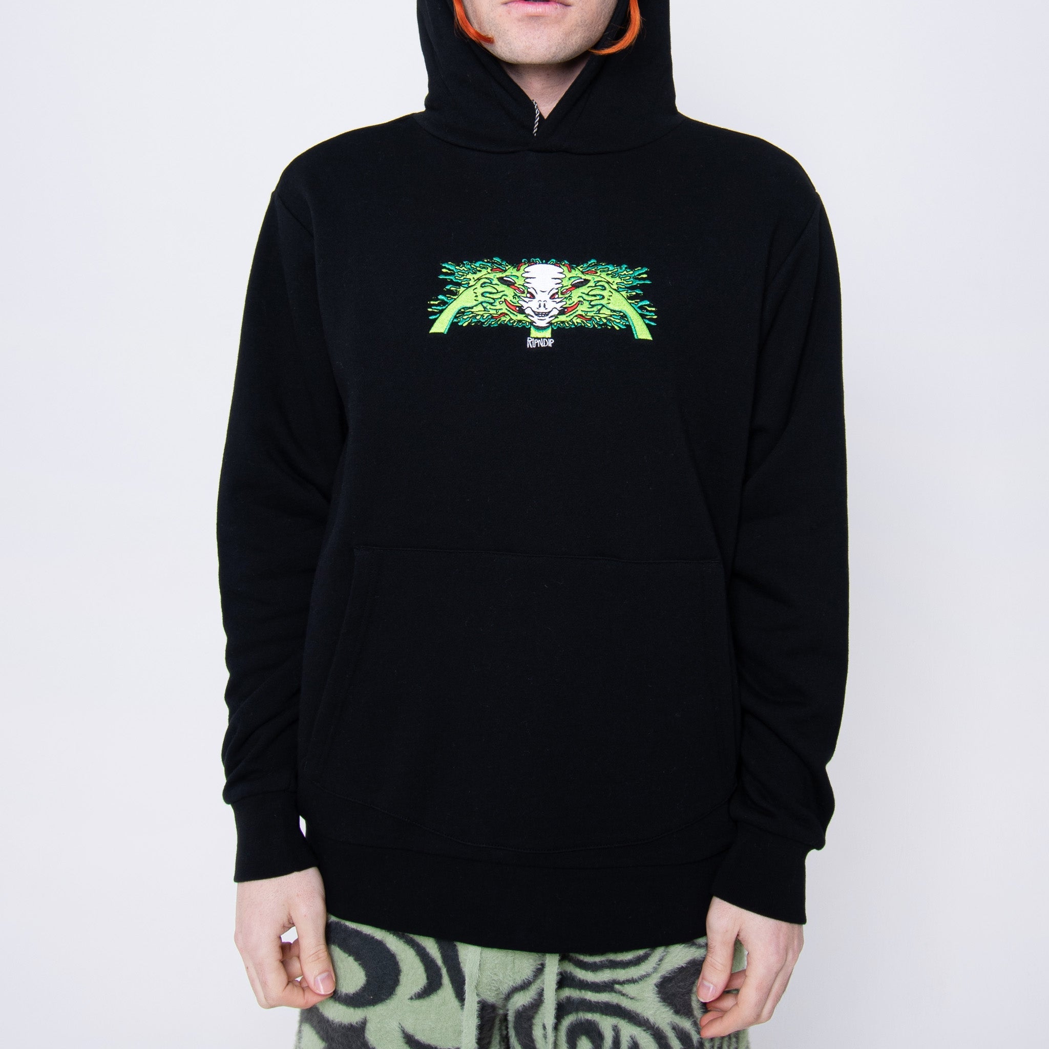 RIPNDIP Skull Face Hoodie (Black)