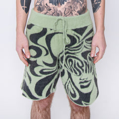 RIPNDIP Beautiful Fomo Mohair Shorts (Pistachio)
