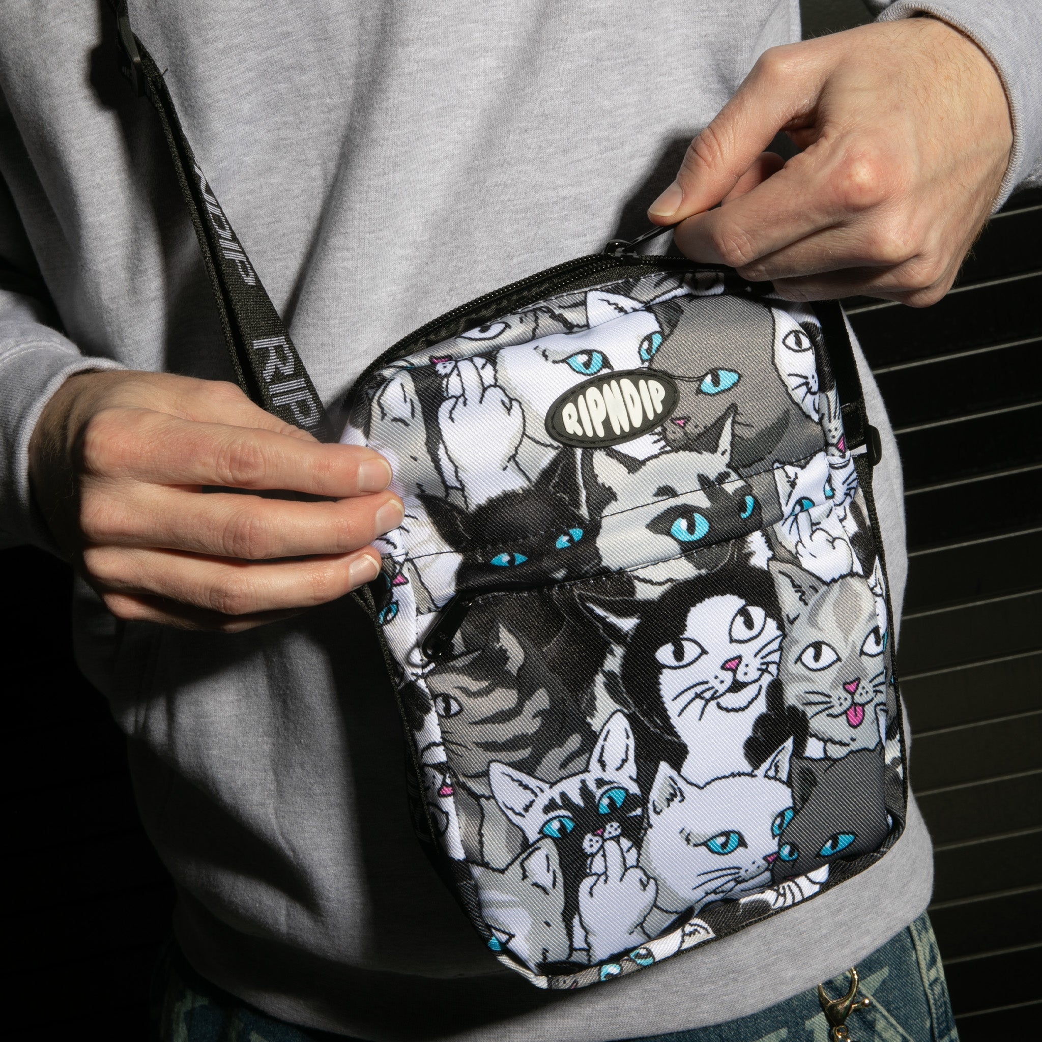 RIPNDIP Family Tree Shoulder Bag (Black)