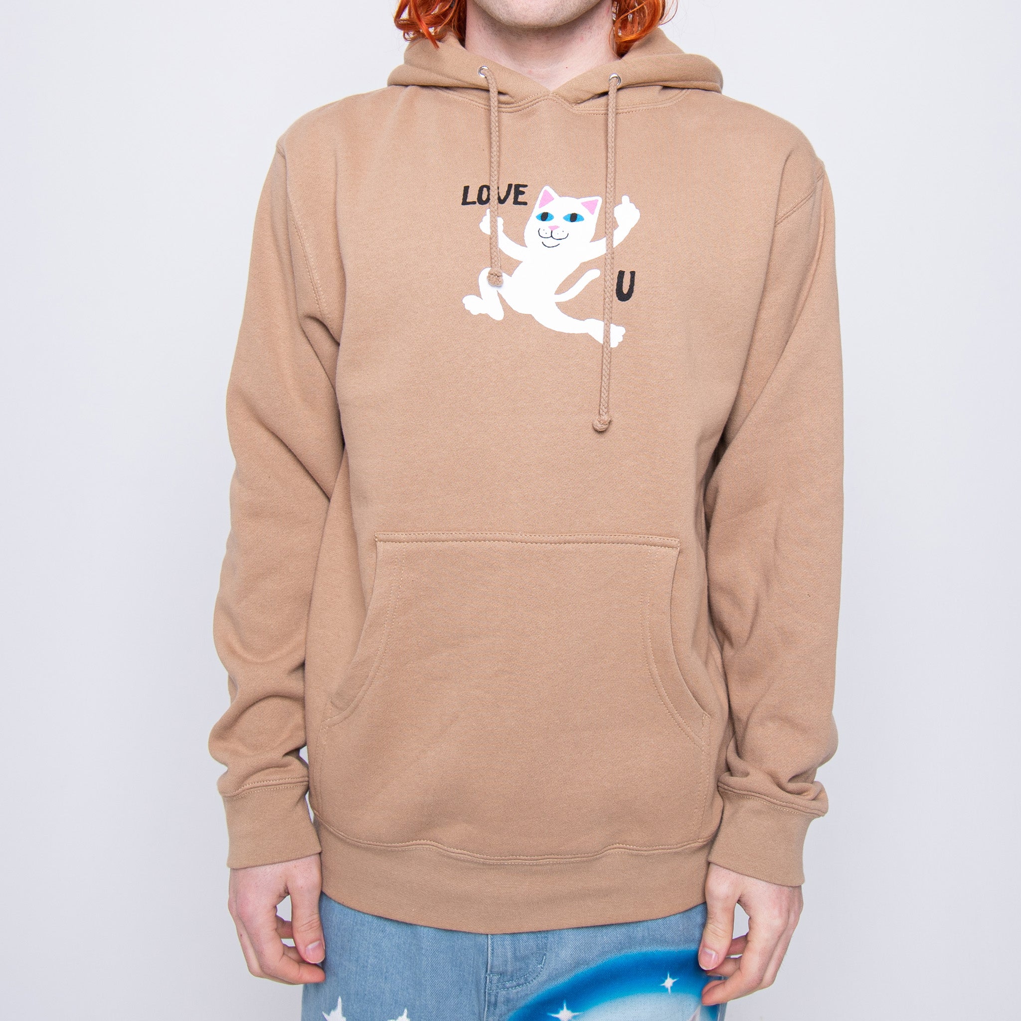 RIPNDIP Love U Hoodie (Sandstone)