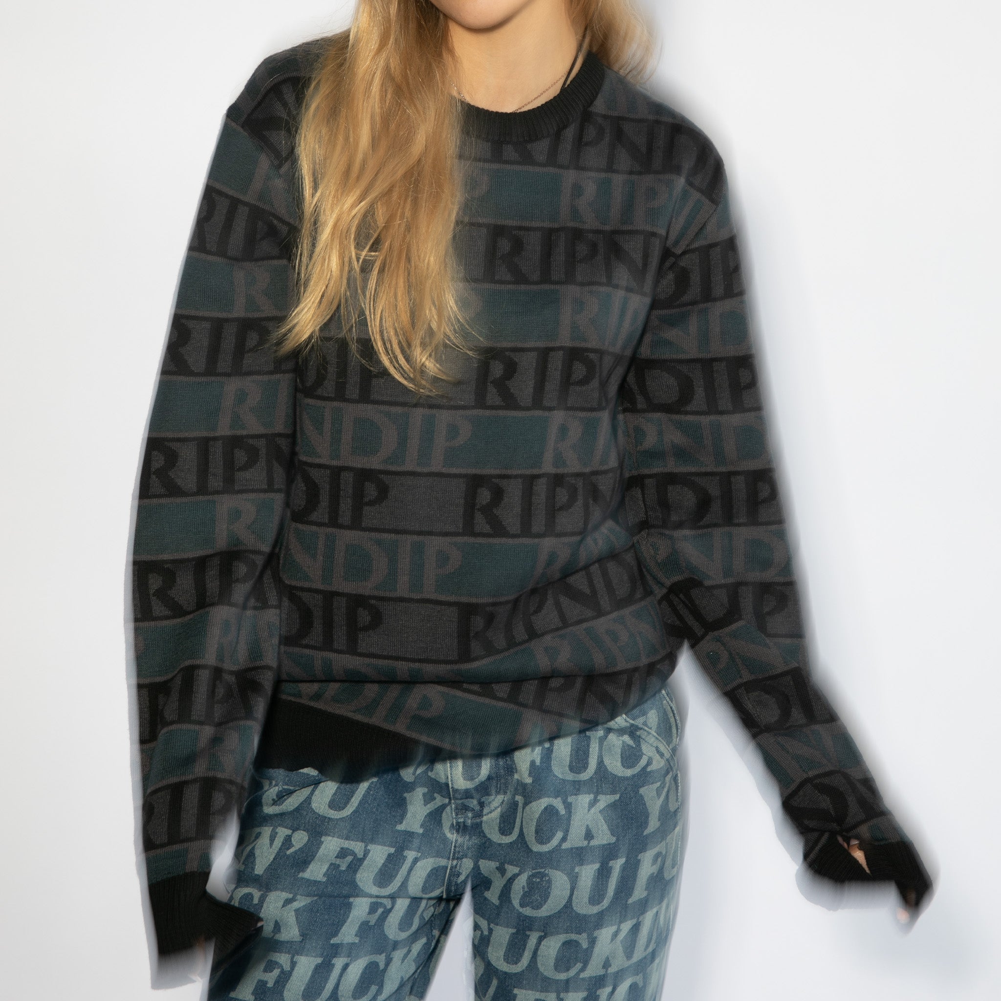 RIPNDIP Highland Knit Sweater (Black)