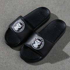 RIPNDIP Stop Being A Pussy Slides (Black)