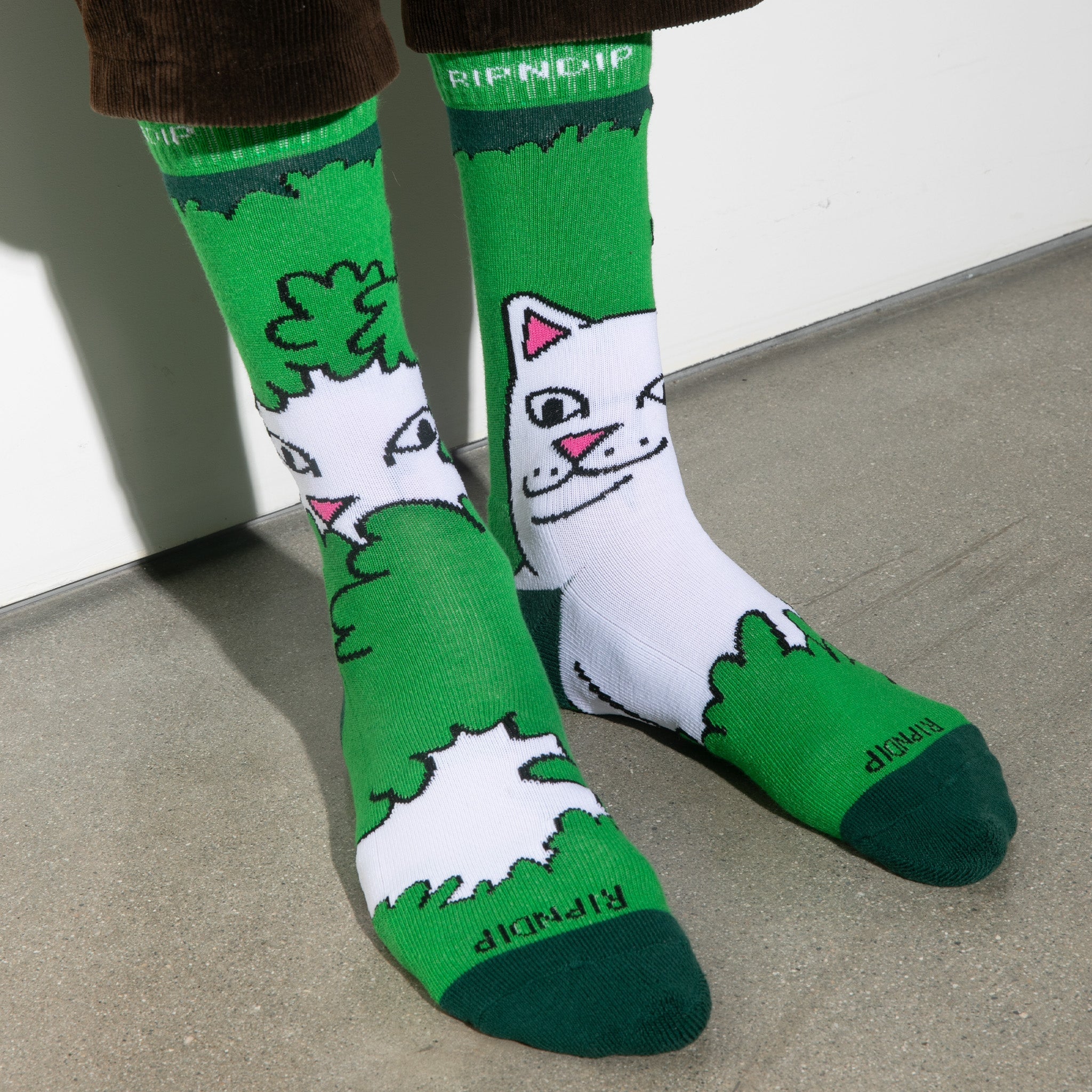 RIPNDIP Imma Head Out Socks (Green)