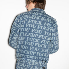 RIPNDIP Fuckin Fuck Denim Jacket (Medium Washed)