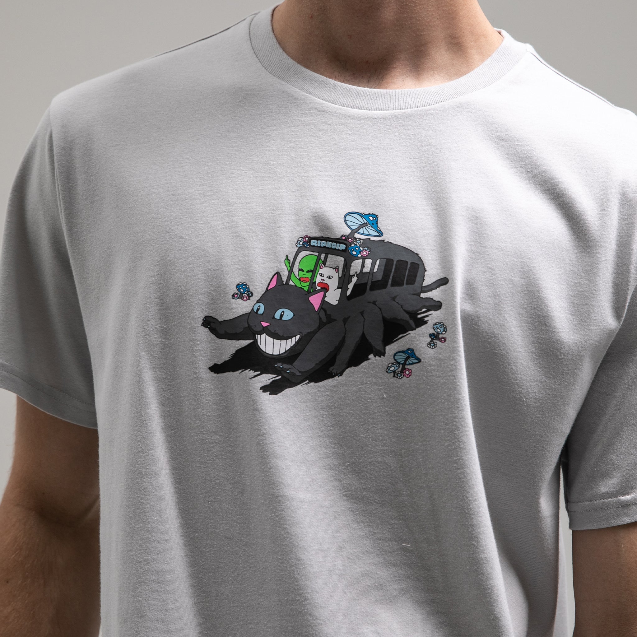 RIPNDIP Adventure Bus Tee (Grey)