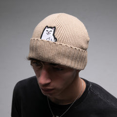 RIPNDIP Lord Nermal Beanie (Off White)