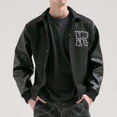 RIPNDIP Rari Varsity Jacket (Black)