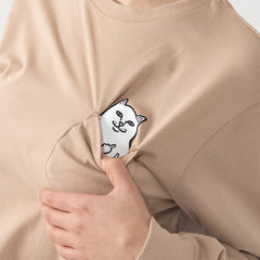 RIPNDIP Lord Nermal Cropped Long Sleeve (Almond)