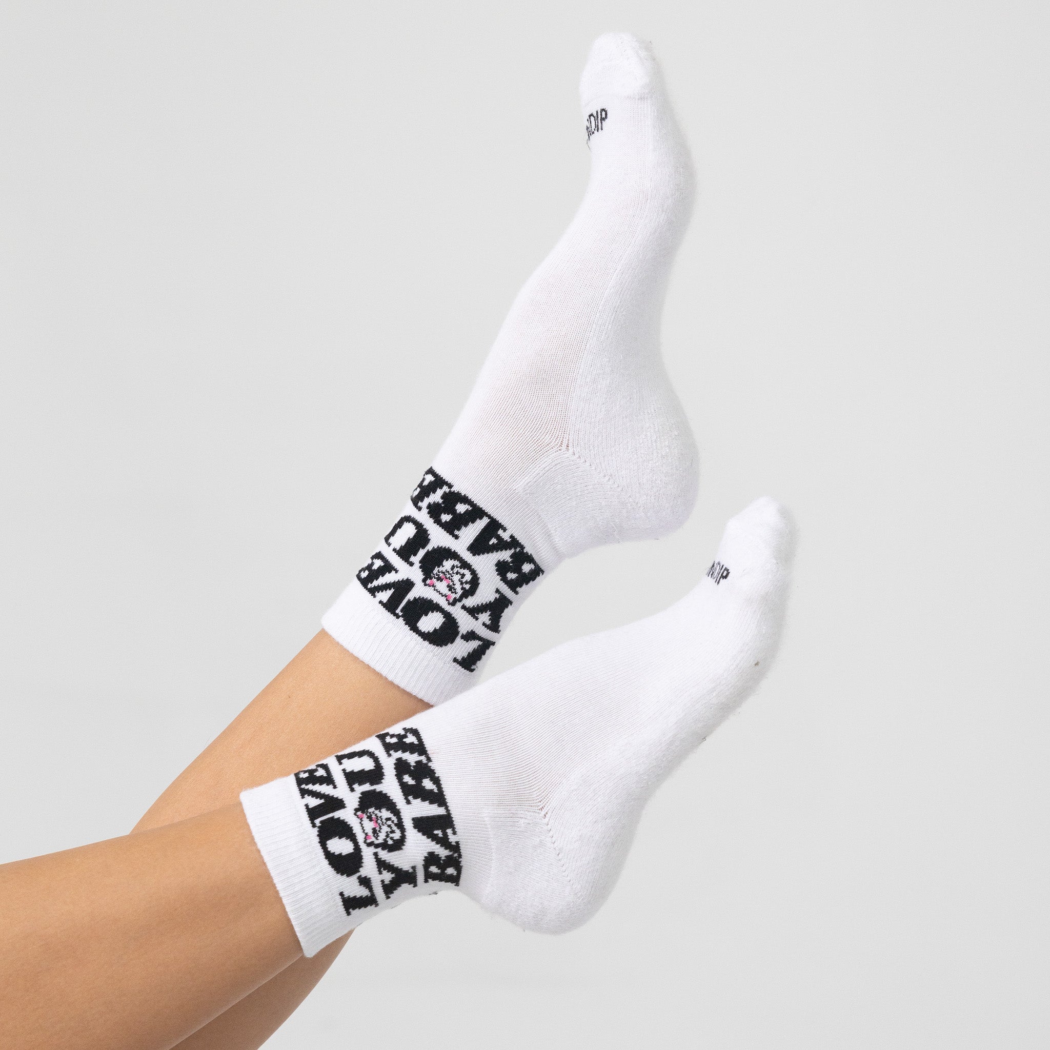 RIPNDIP Love You Mid Socks (White)