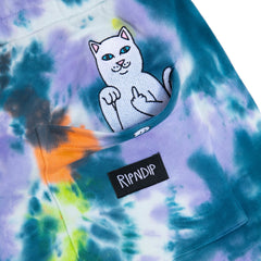RipNDip Peek A Nermal Sweat Shorts (Multi Tie Dye)