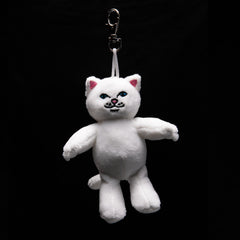 RipNDip Lord Nermal Plush Keychain (White)