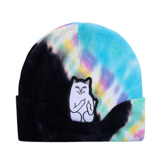 Putnam Lord Nermal Beanie (Black / Rainbow Tie Dye)