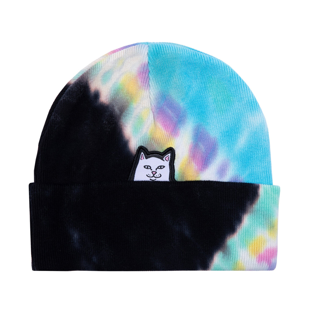 Putnam Lord Nermal Beanie (Black / Rainbow Tie Dye)