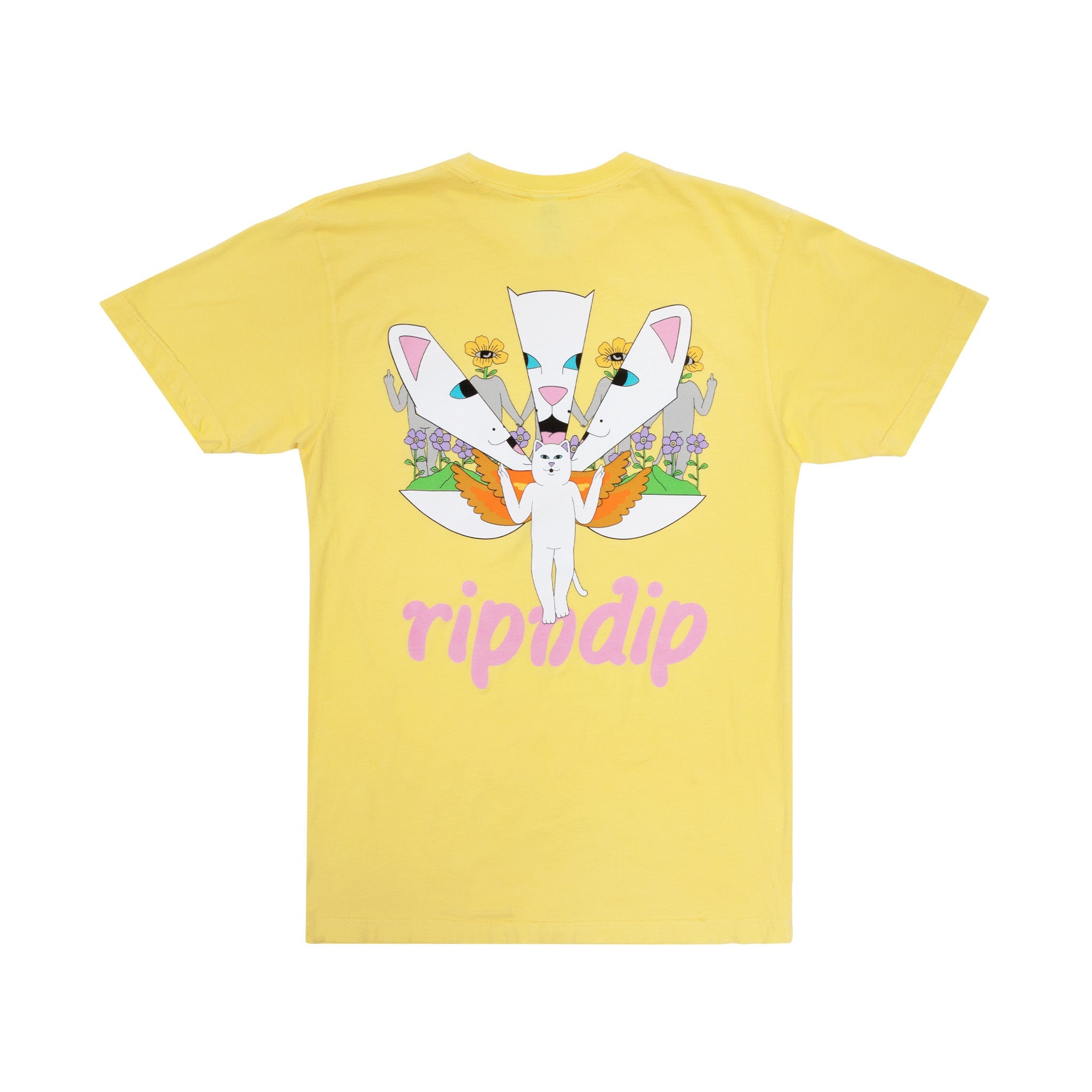 RIPNDIP Heady Angel Tee (Buttercup)
