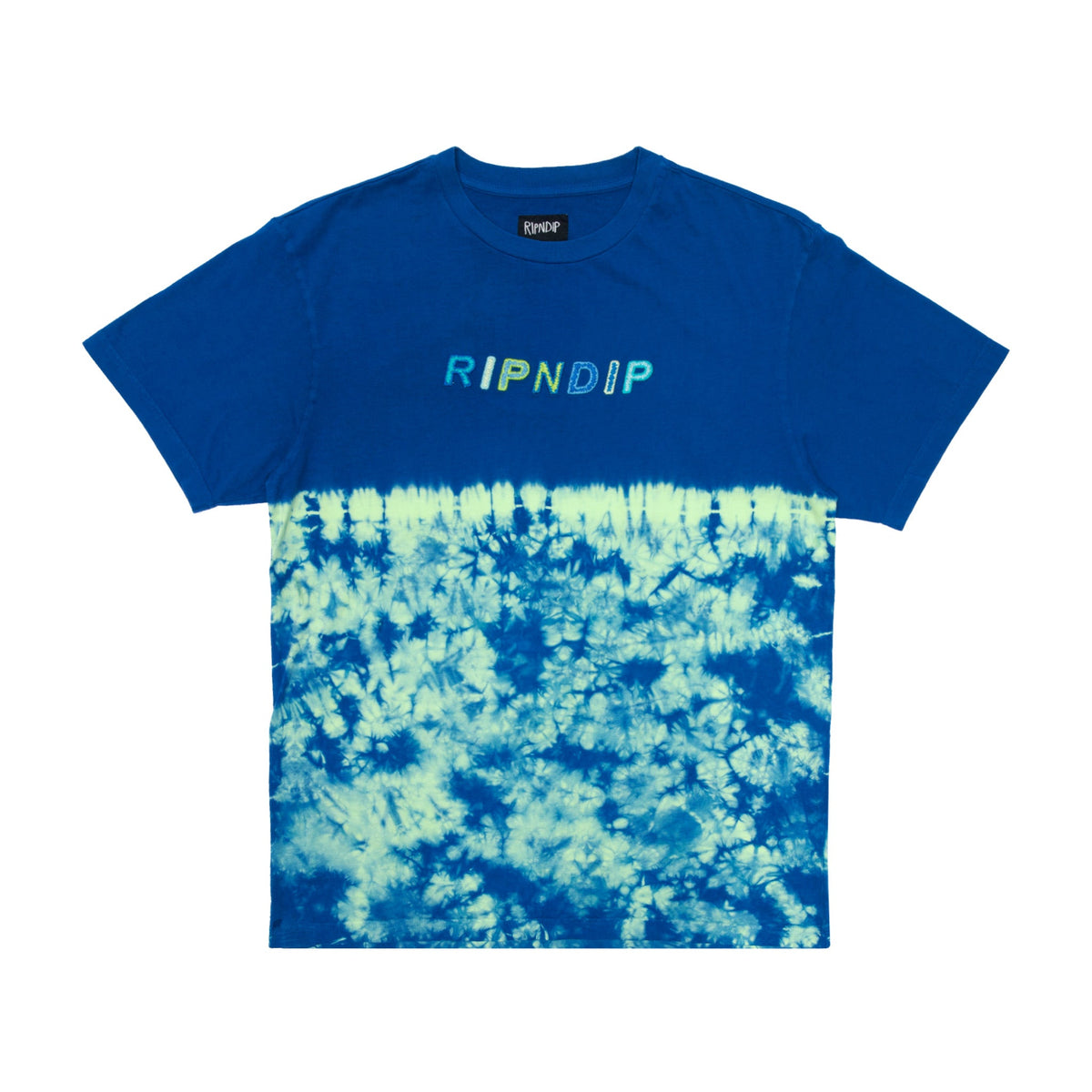 RIPNDIP Prisma Embroidered Tee (Navy/Green)