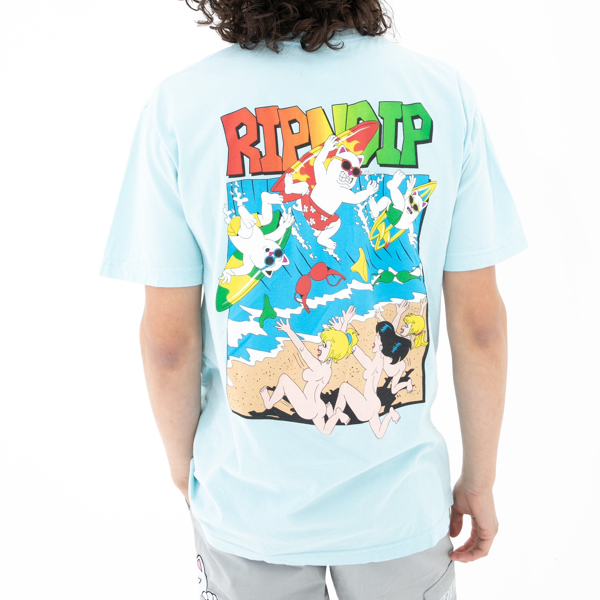 RIPNDIP Summer Break Tee (Baby Blue)